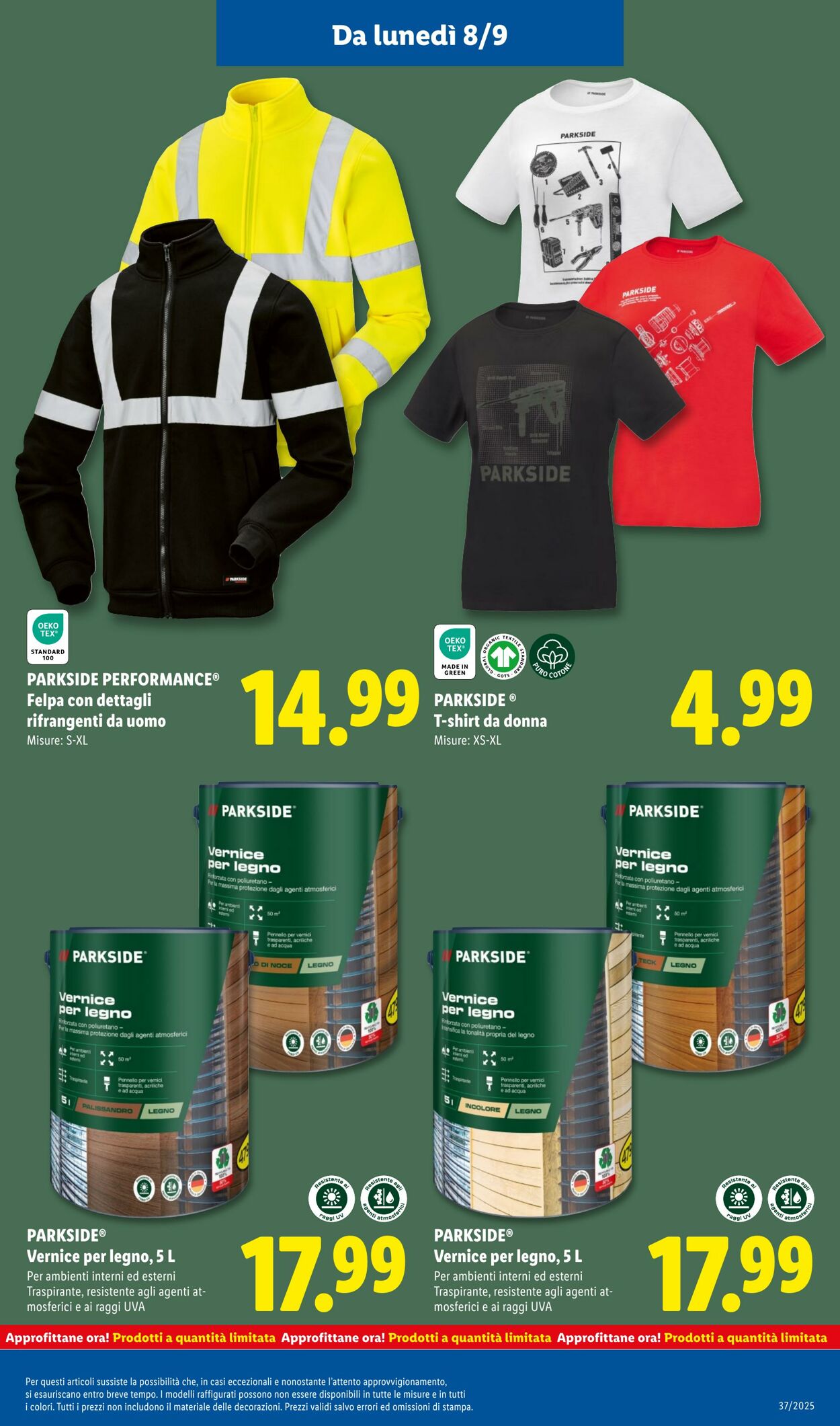 Volantino Lidl 08.09.2025 - 14.09.2025