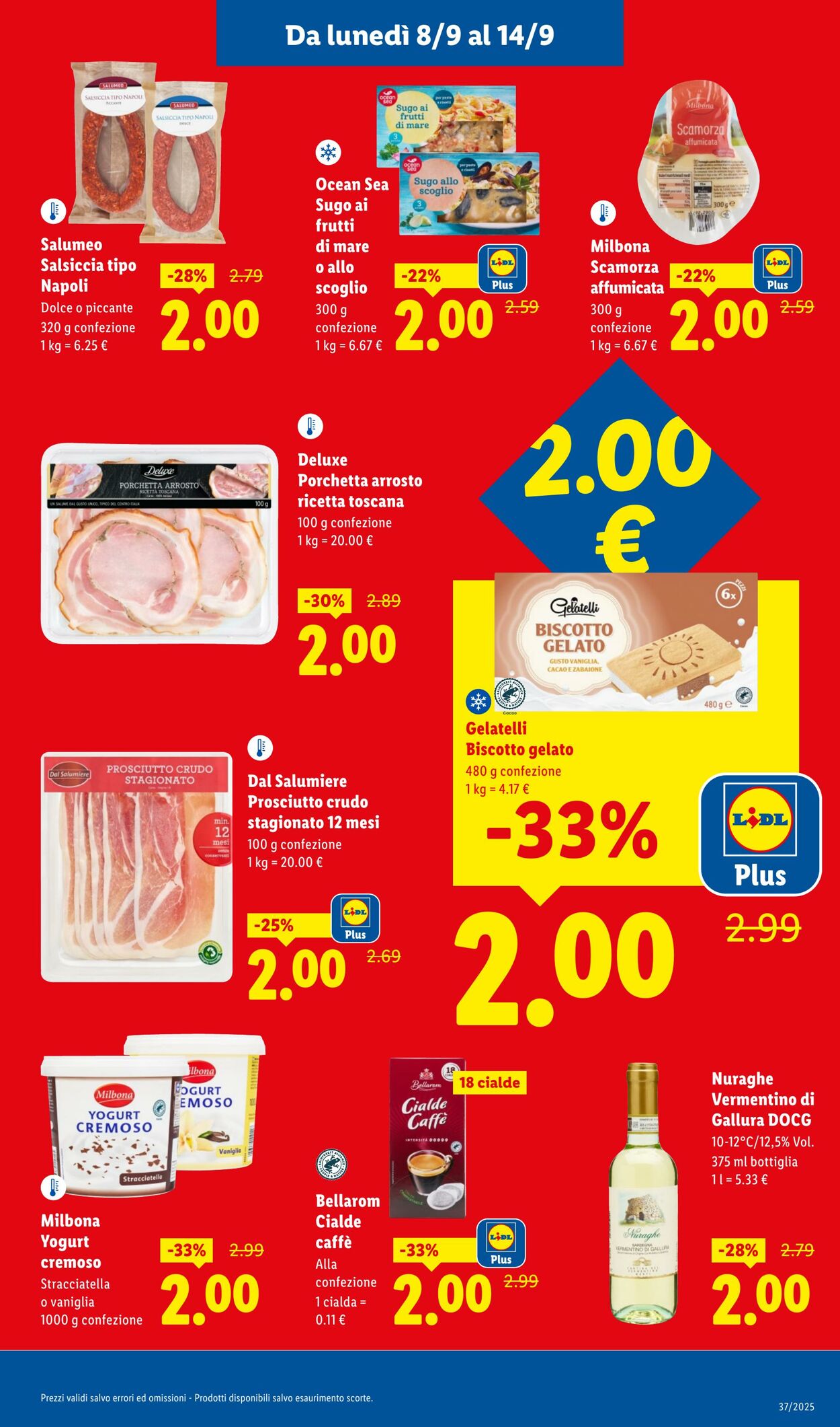 Volantino Lidl 08.09.2025 - 14.09.2025