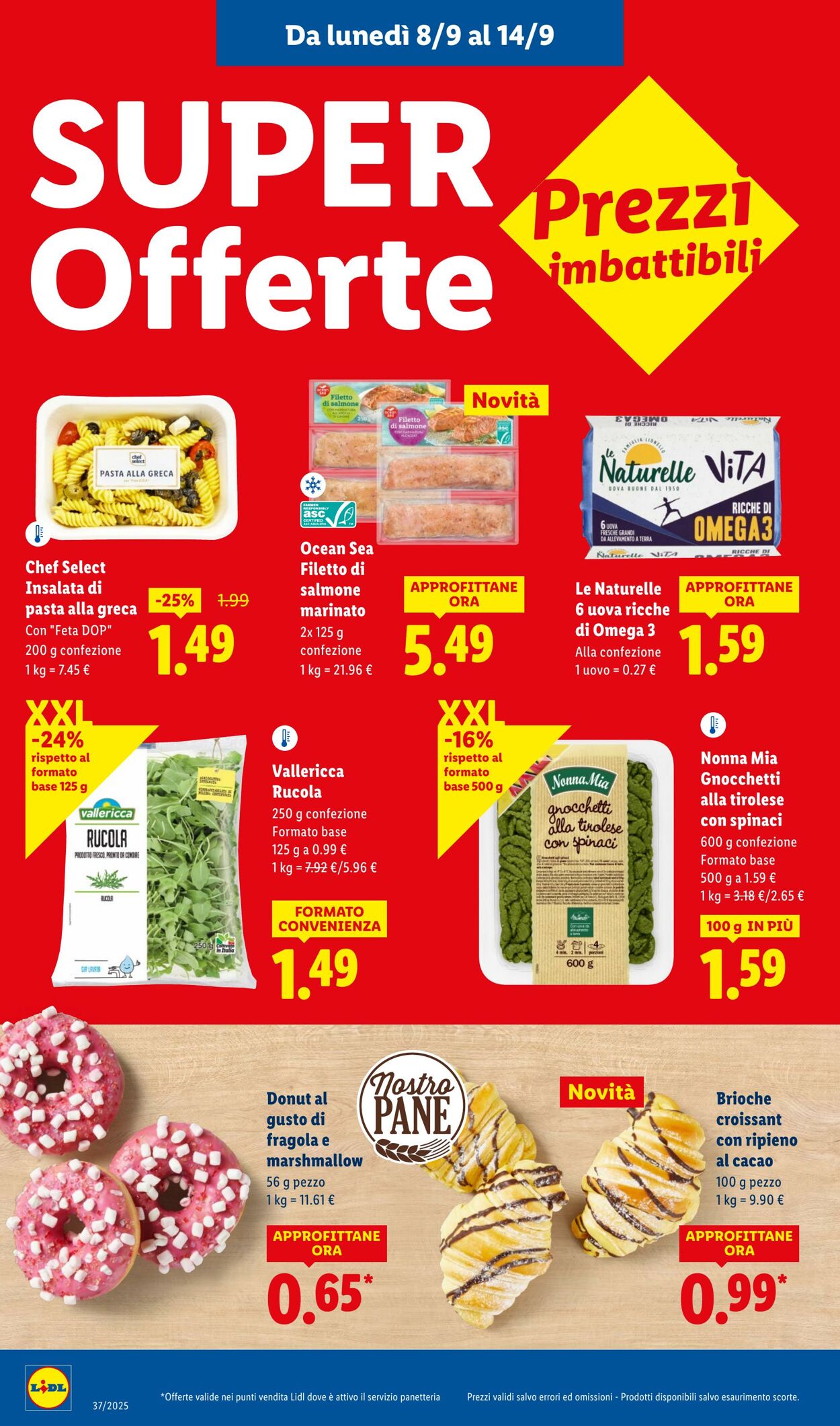 Volantino Lidl 08.09.2025 - 14.09.2025