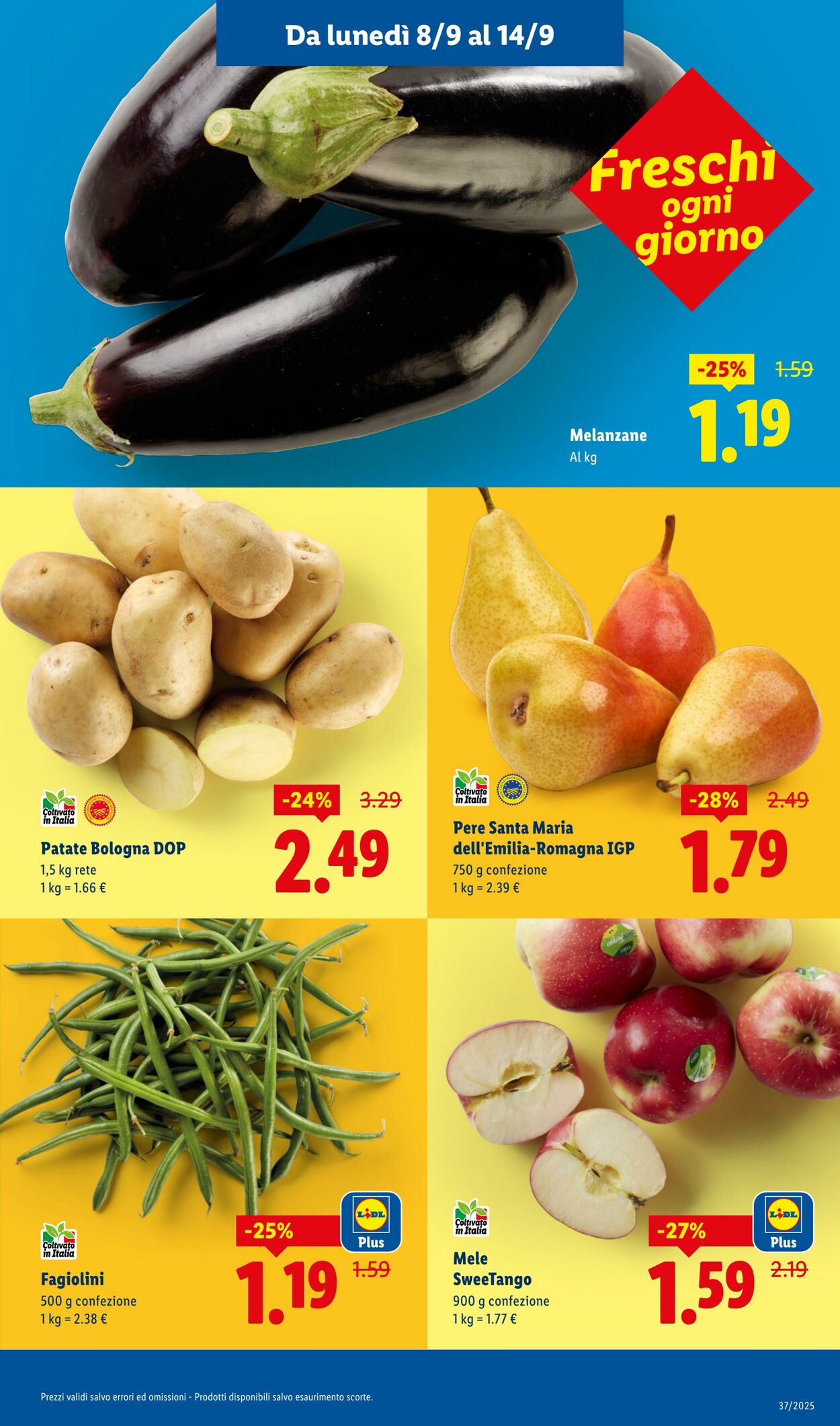 Volantino Lidl 08.09.2025 - 14.09.2025