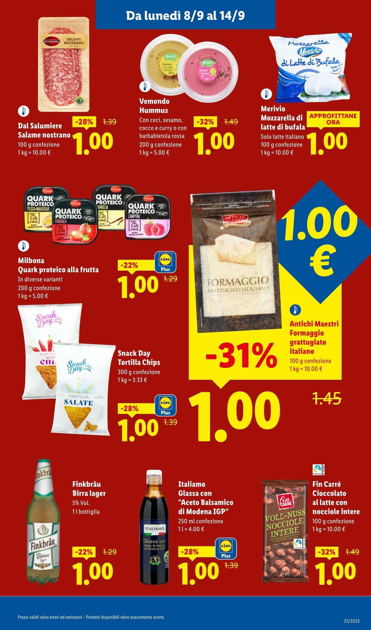 Volantino Lidl 08.09.2025 - 14.09.2025