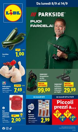 Volantino Lidl 08.09.2025 - 14.09.2025