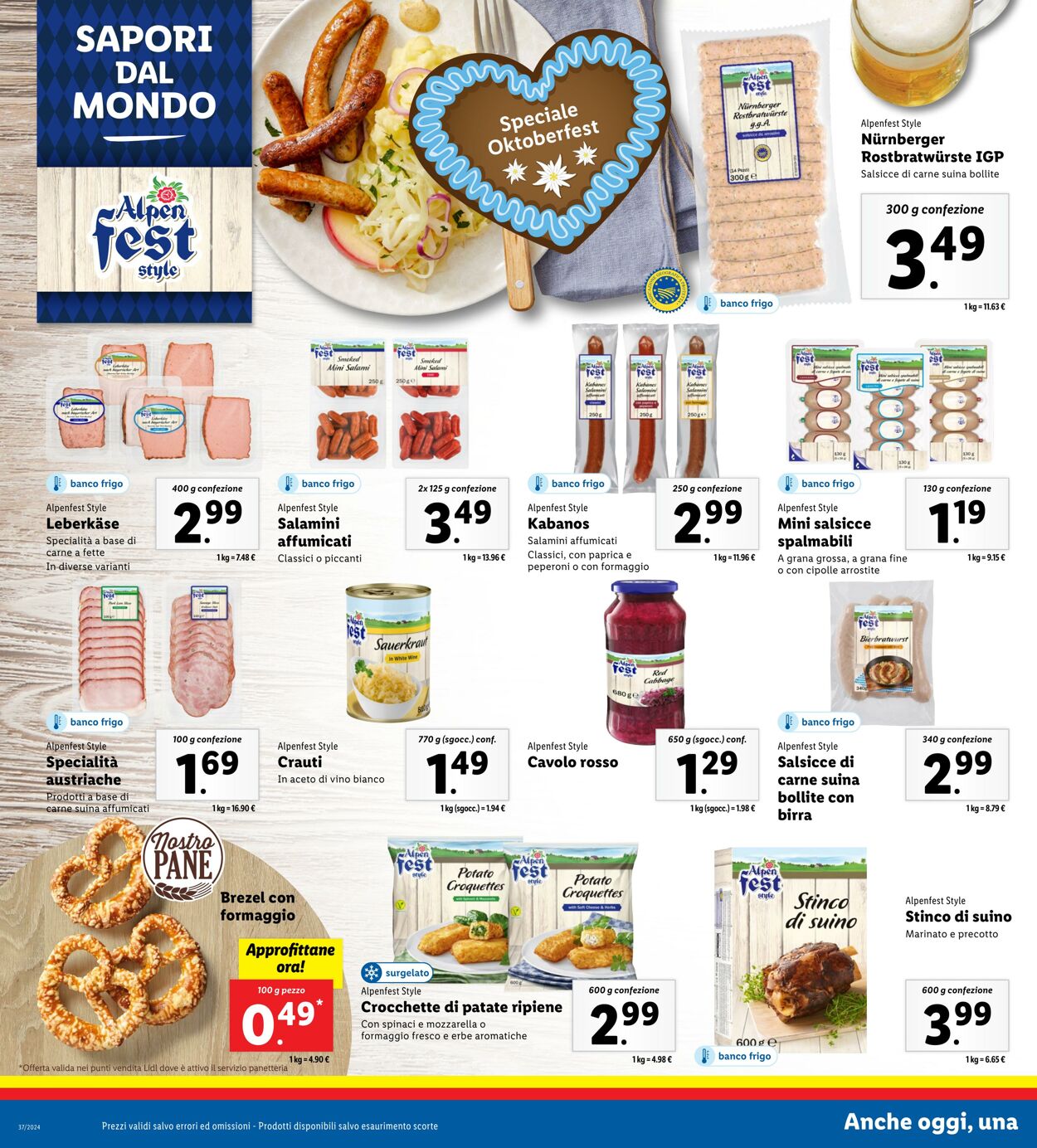 Volantino Lidl 09.09.2024 - 15.09.2024