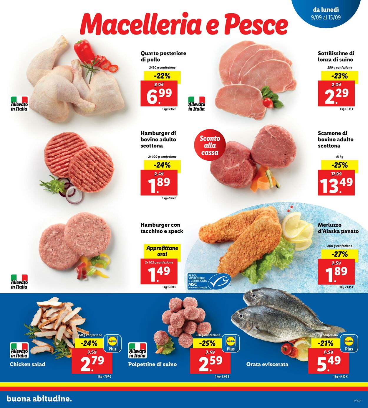 Volantino Lidl 09.09.2024 - 15.09.2024