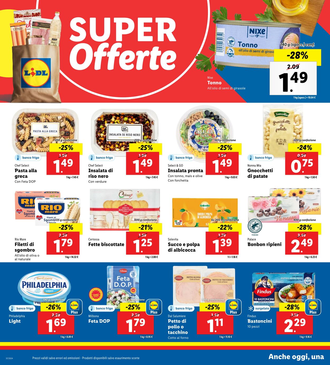 Volantino Lidl 09.09.2024 - 15.09.2024