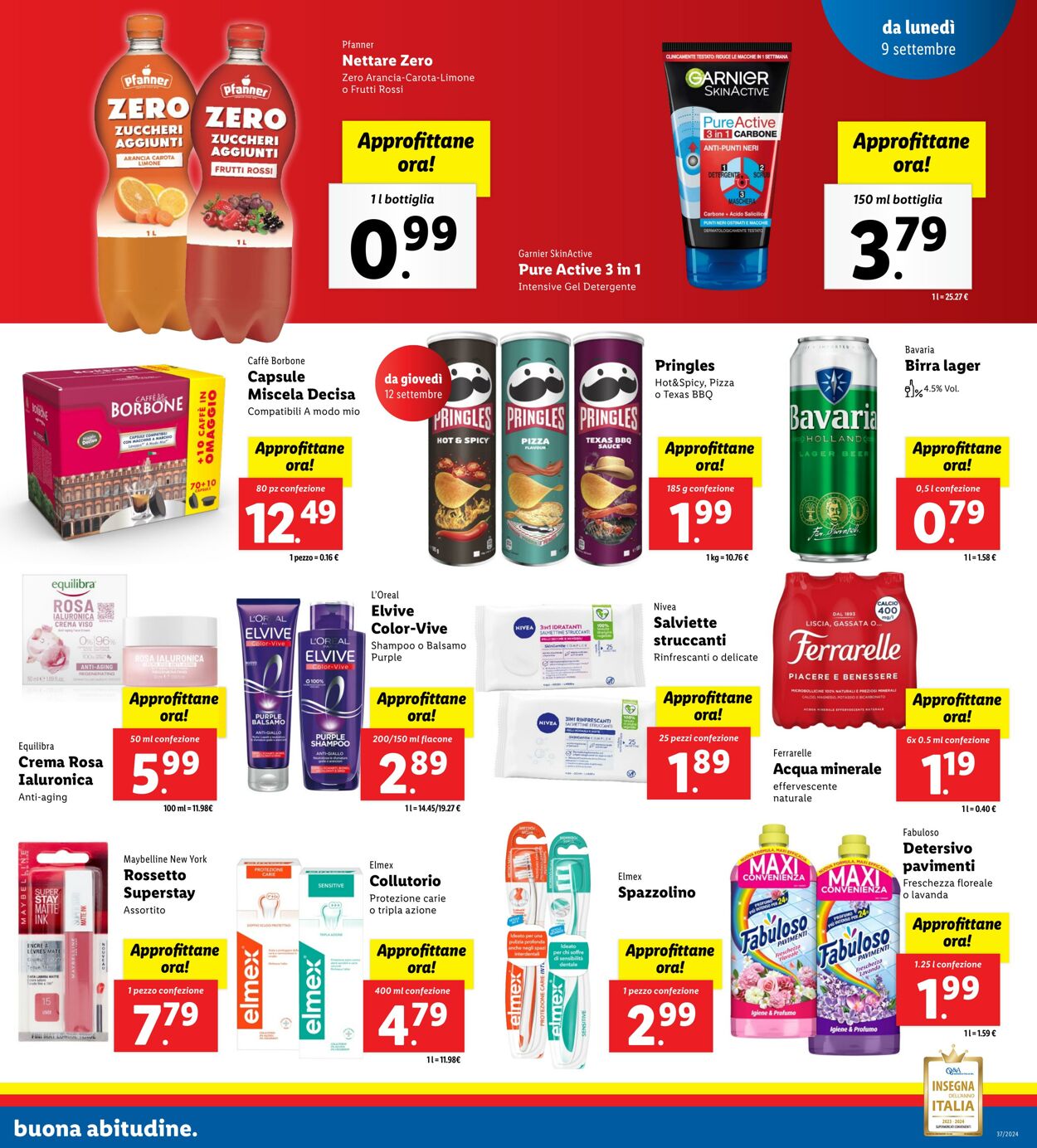 Volantino Lidl 09.09.2024 - 15.09.2024