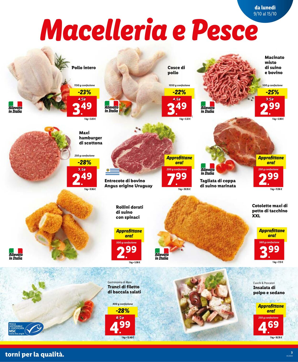 Volantino Lidl 09.10.2023 - 15.10.2023