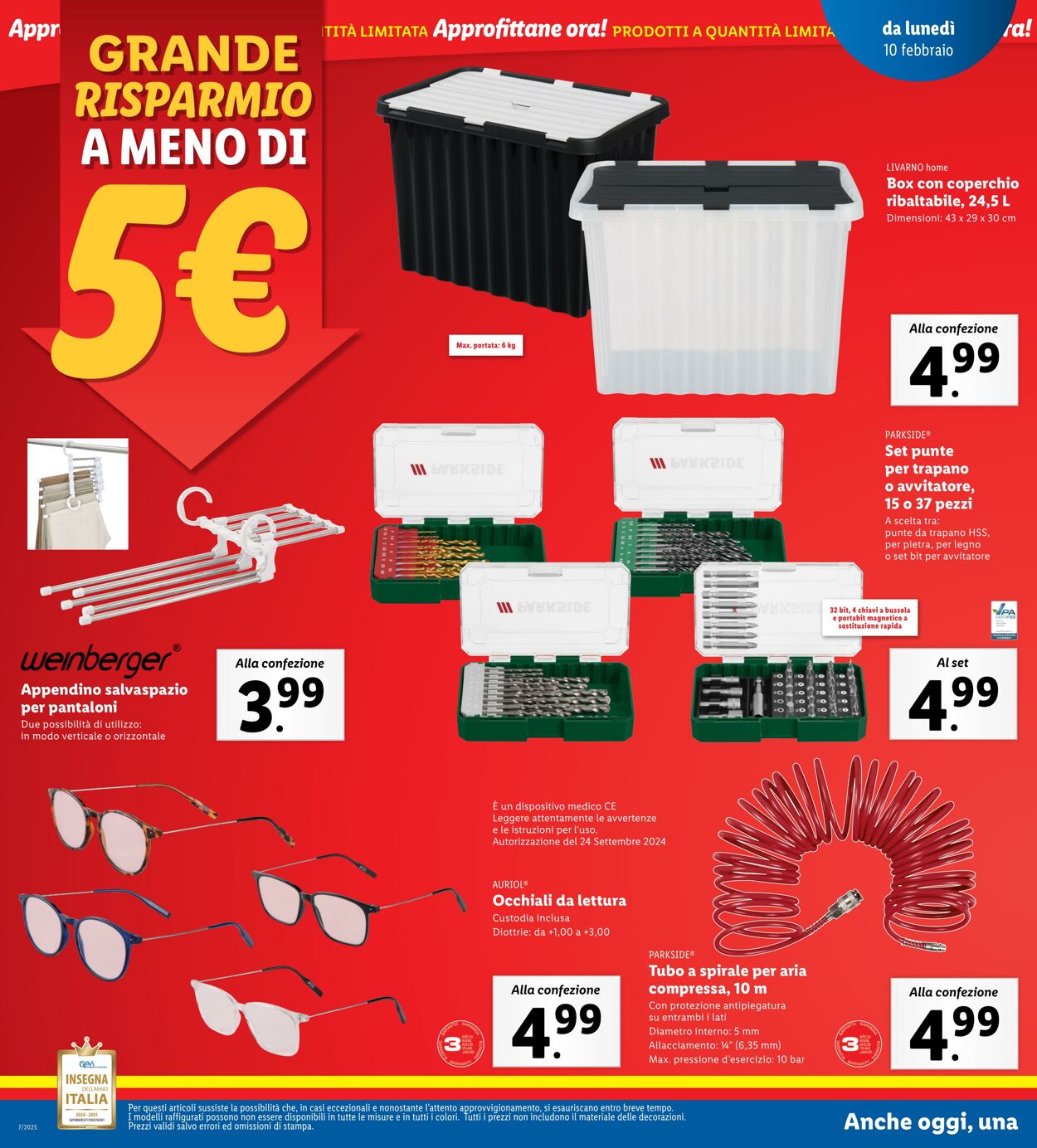 Volantino Lidl 10.02.2025 - 16.02.2025