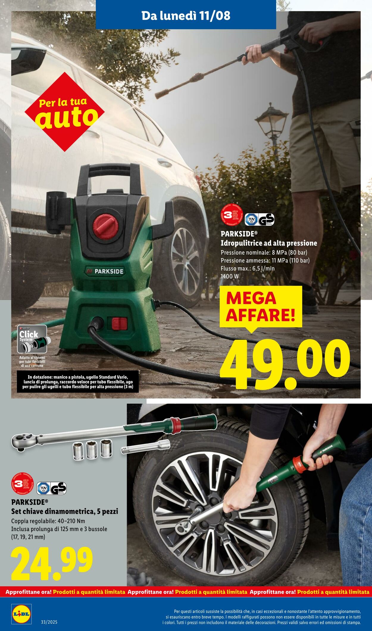 Volantino Lidl 11.08.2025 - 17.08.2025