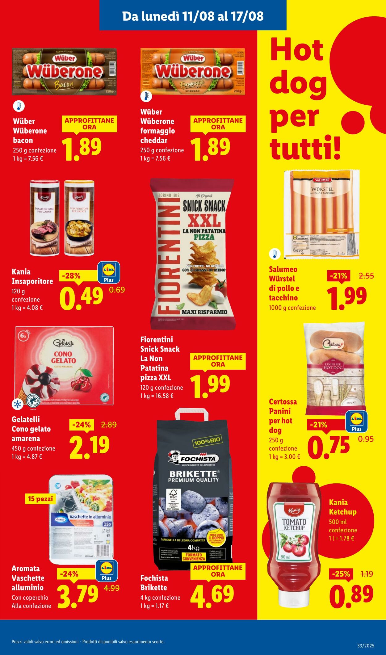 Volantino Lidl 11.08.2025 - 17.08.2025