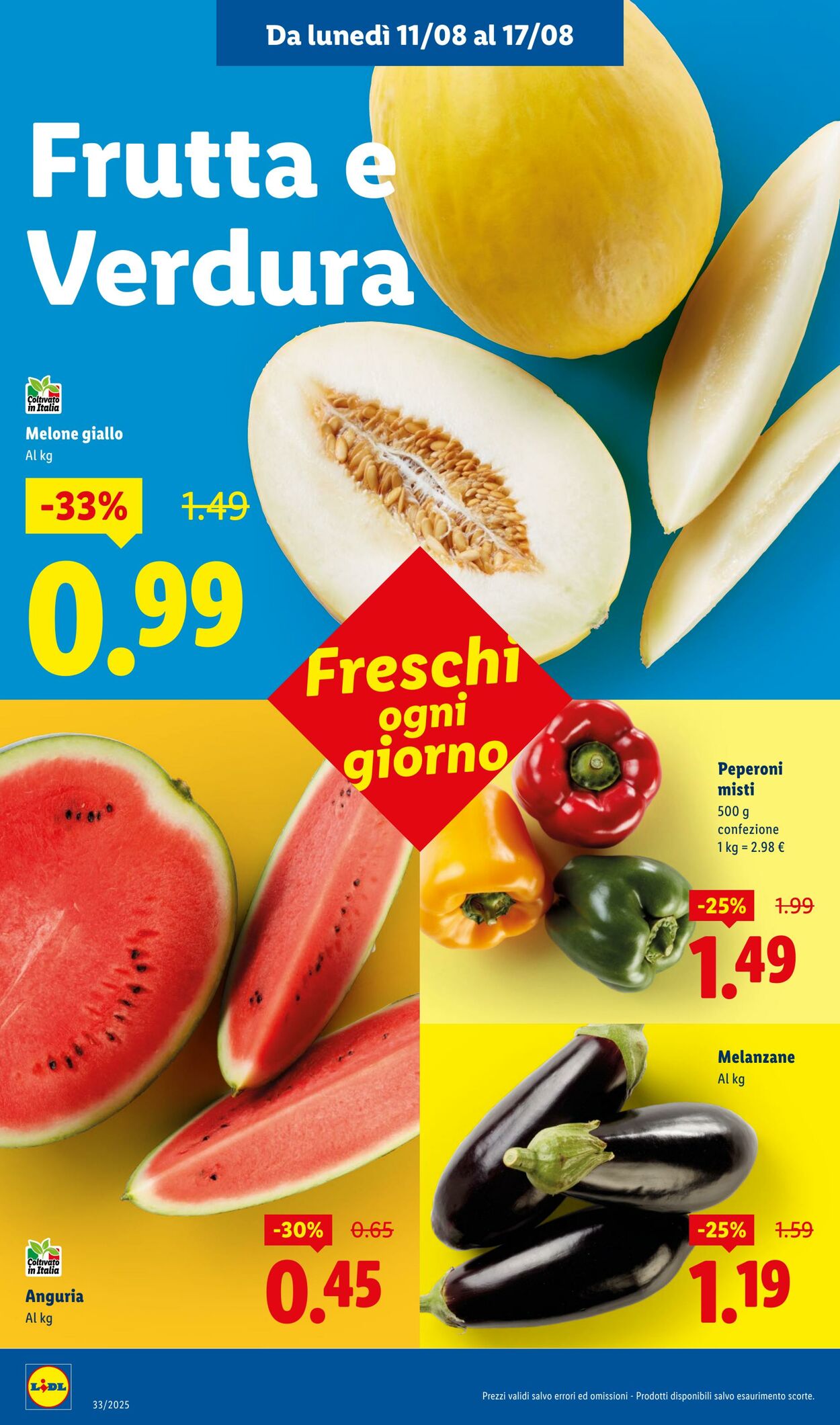 Volantino Lidl 11.08.2025 - 17.08.2025