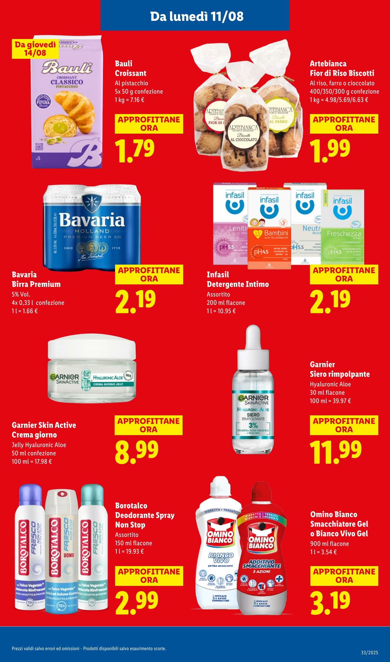 Volantino Lidl 11.08.2025 - 17.08.2025