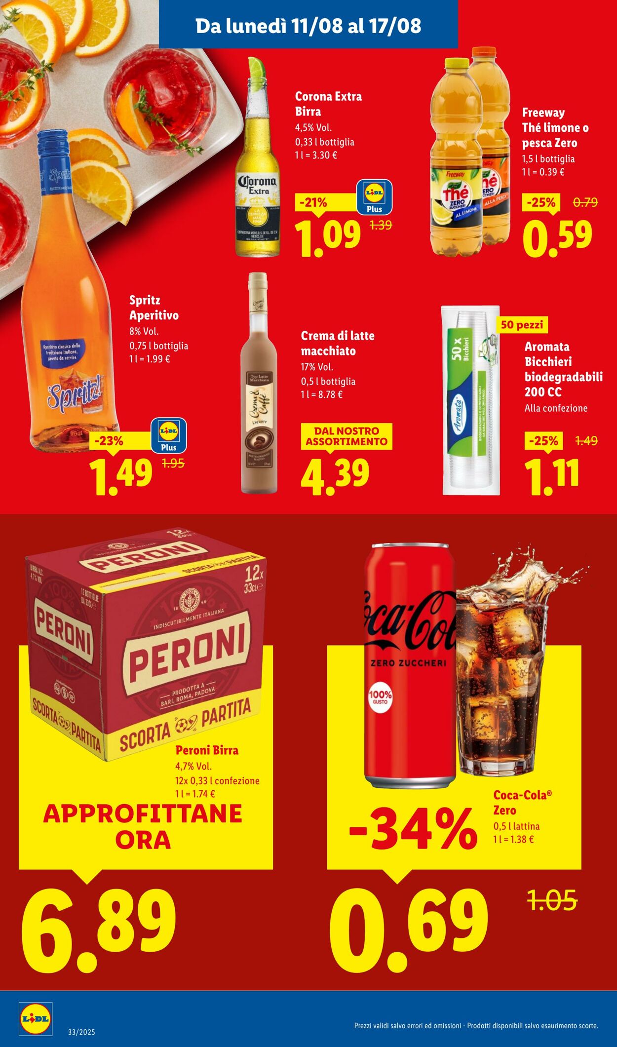 Volantino Lidl 11.08.2025 - 17.08.2025