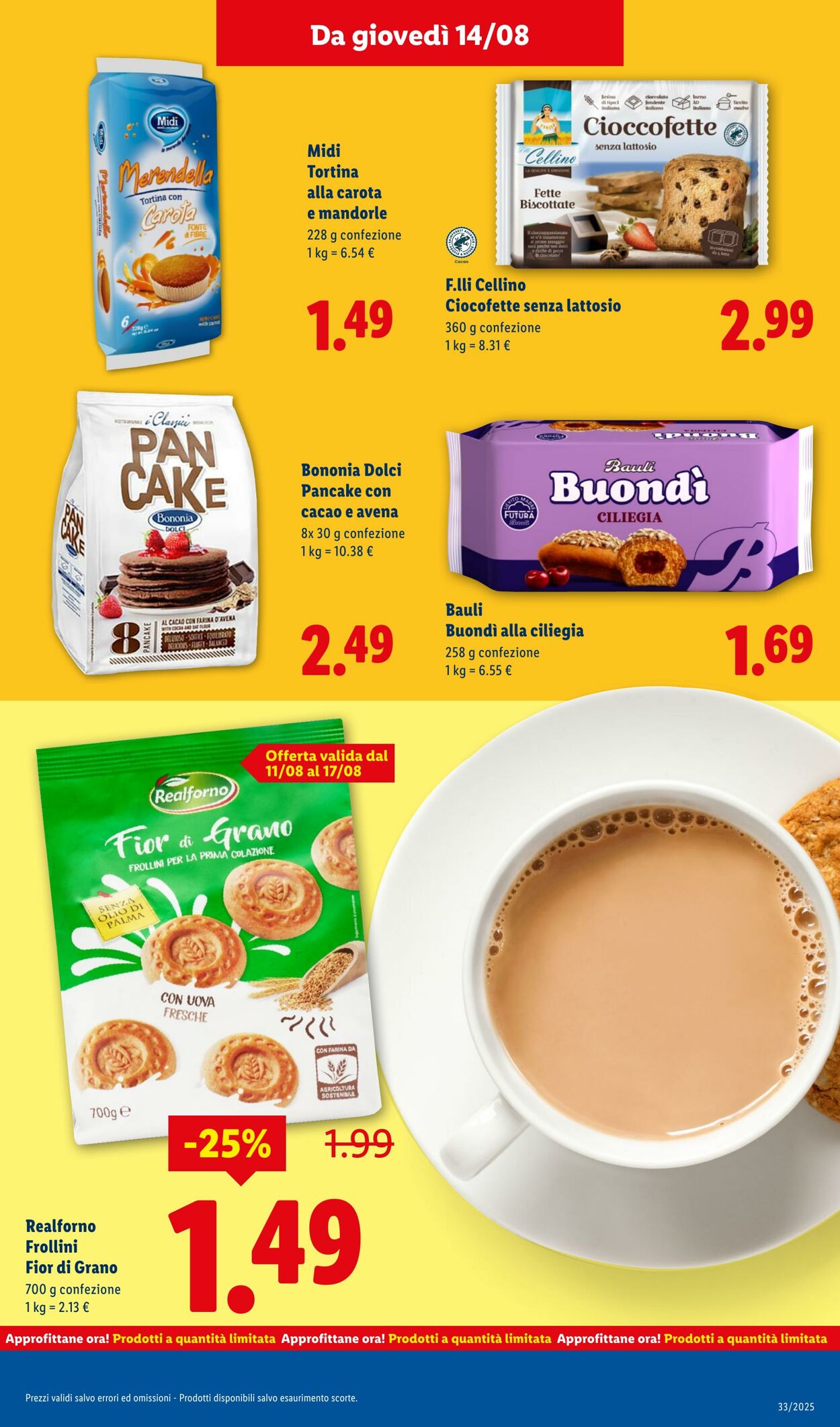Volantino Lidl 11.08.2025 - 17.08.2025