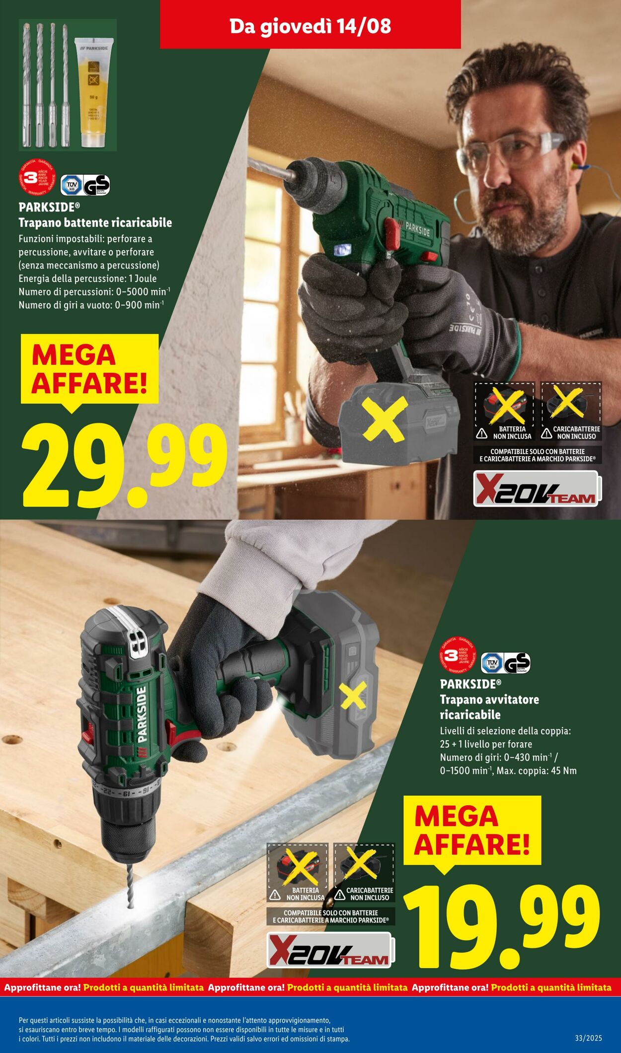 Volantino Lidl 11.08.2025 - 17.08.2025