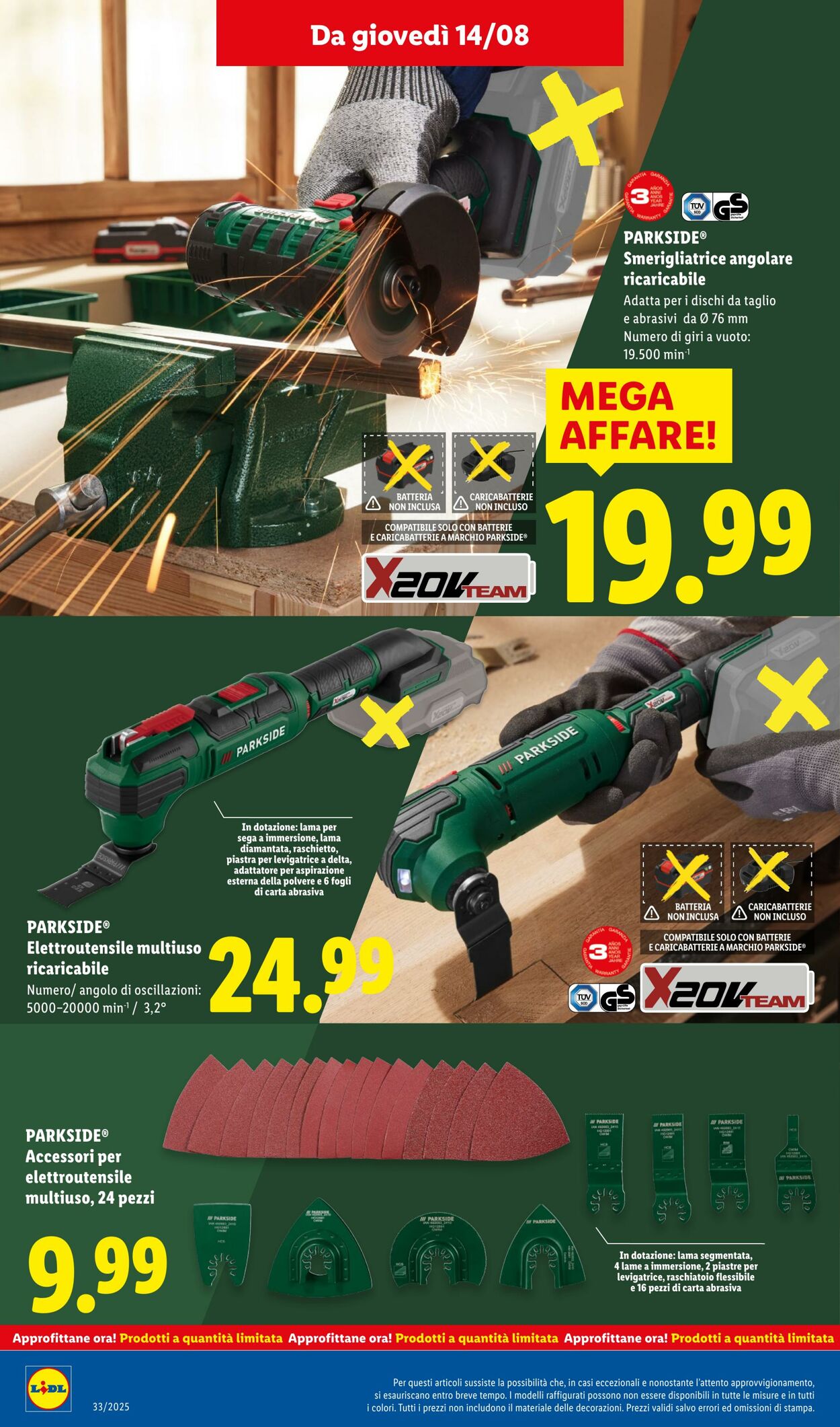 Volantino Lidl 11.08.2025 - 17.08.2025