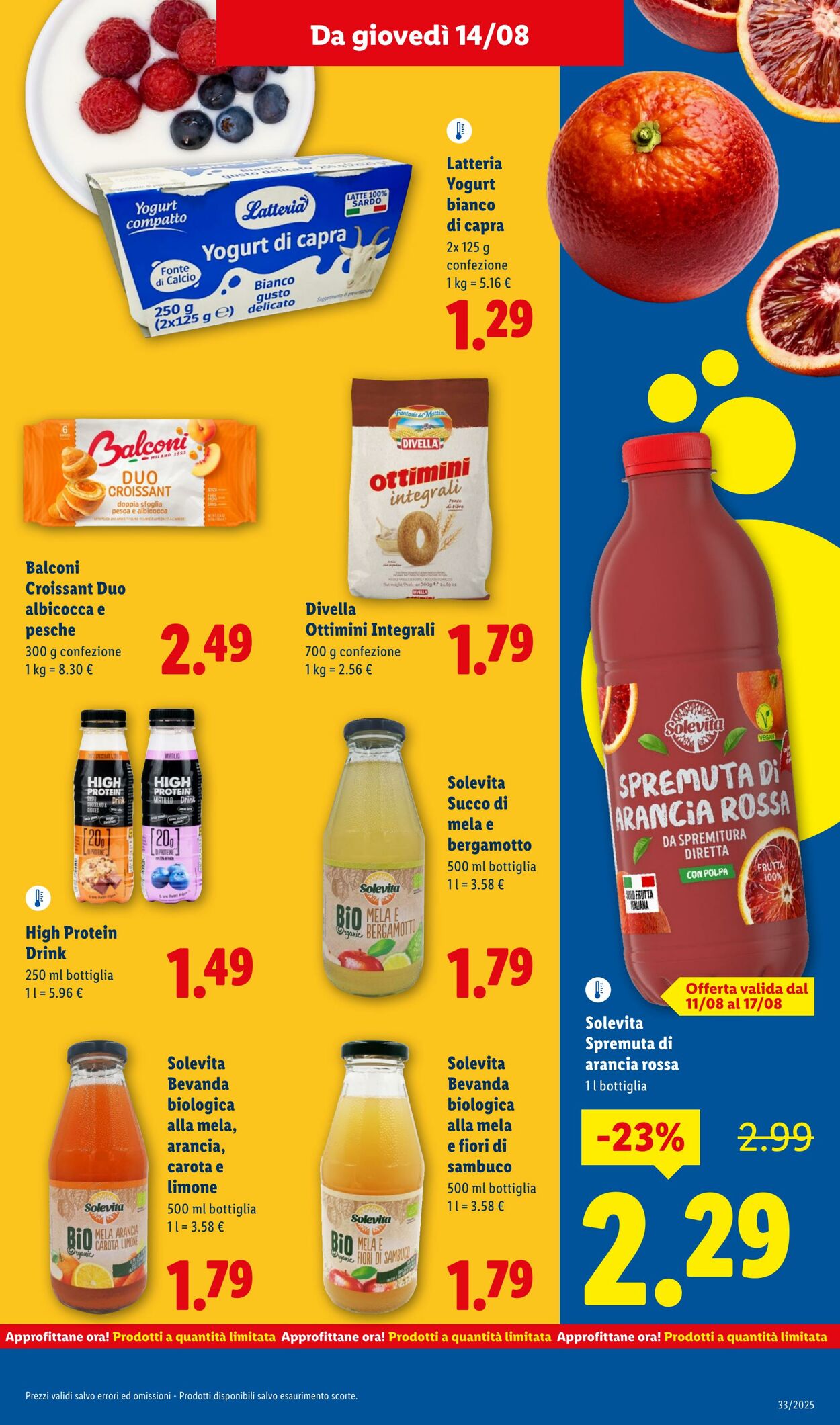 Volantino Lidl 11.08.2025 - 17.08.2025