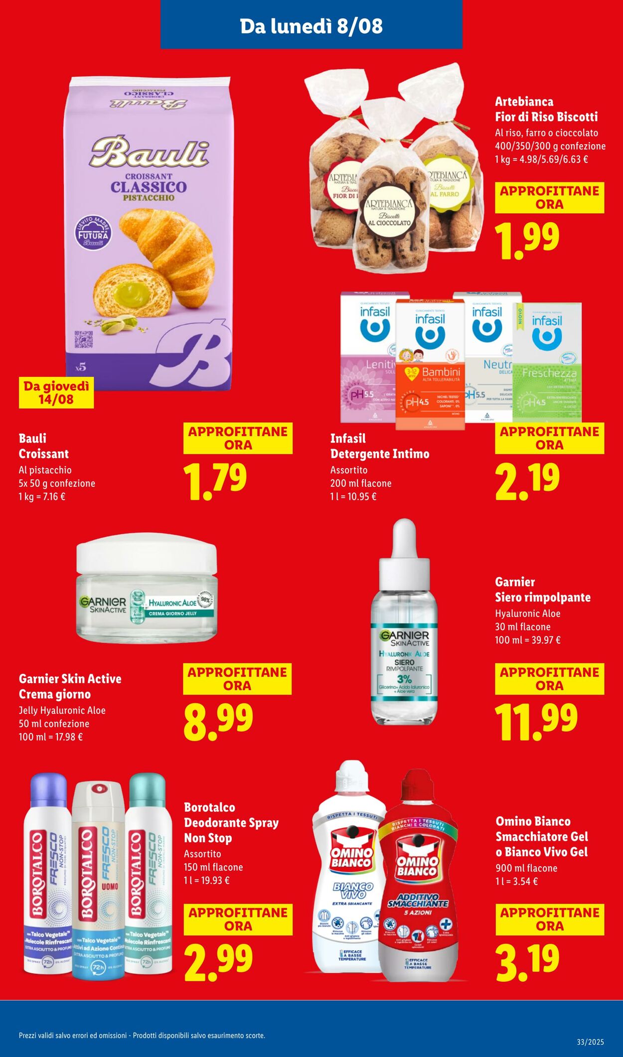 Volantino Lidl 11.08.2025 - 17.08.2025