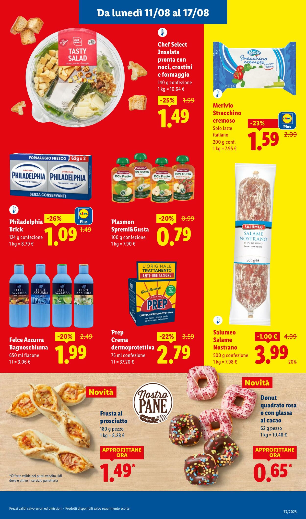 Volantino Lidl 11.08.2025 - 17.08.2025