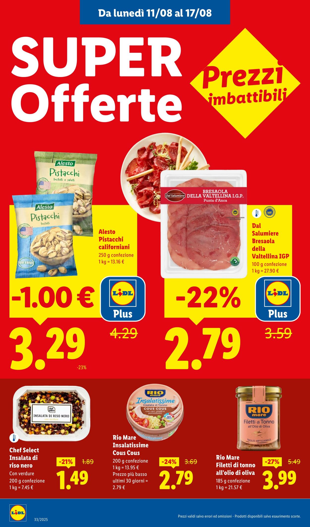 Volantino Lidl 11.08.2025 - 17.08.2025