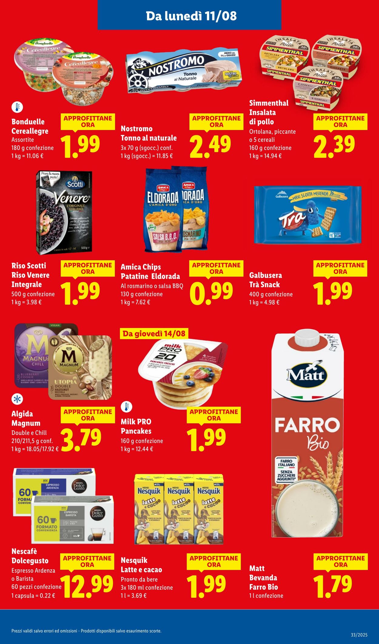 Volantino Lidl 11.08.2025 - 17.08.2025