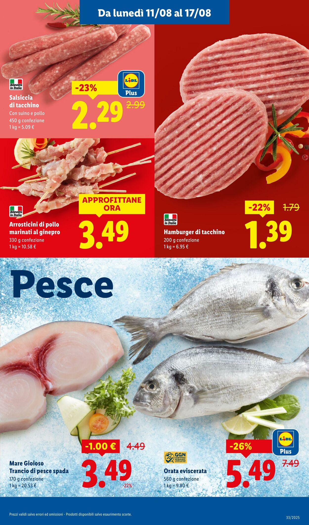 Volantino Lidl 11.08.2025 - 17.08.2025