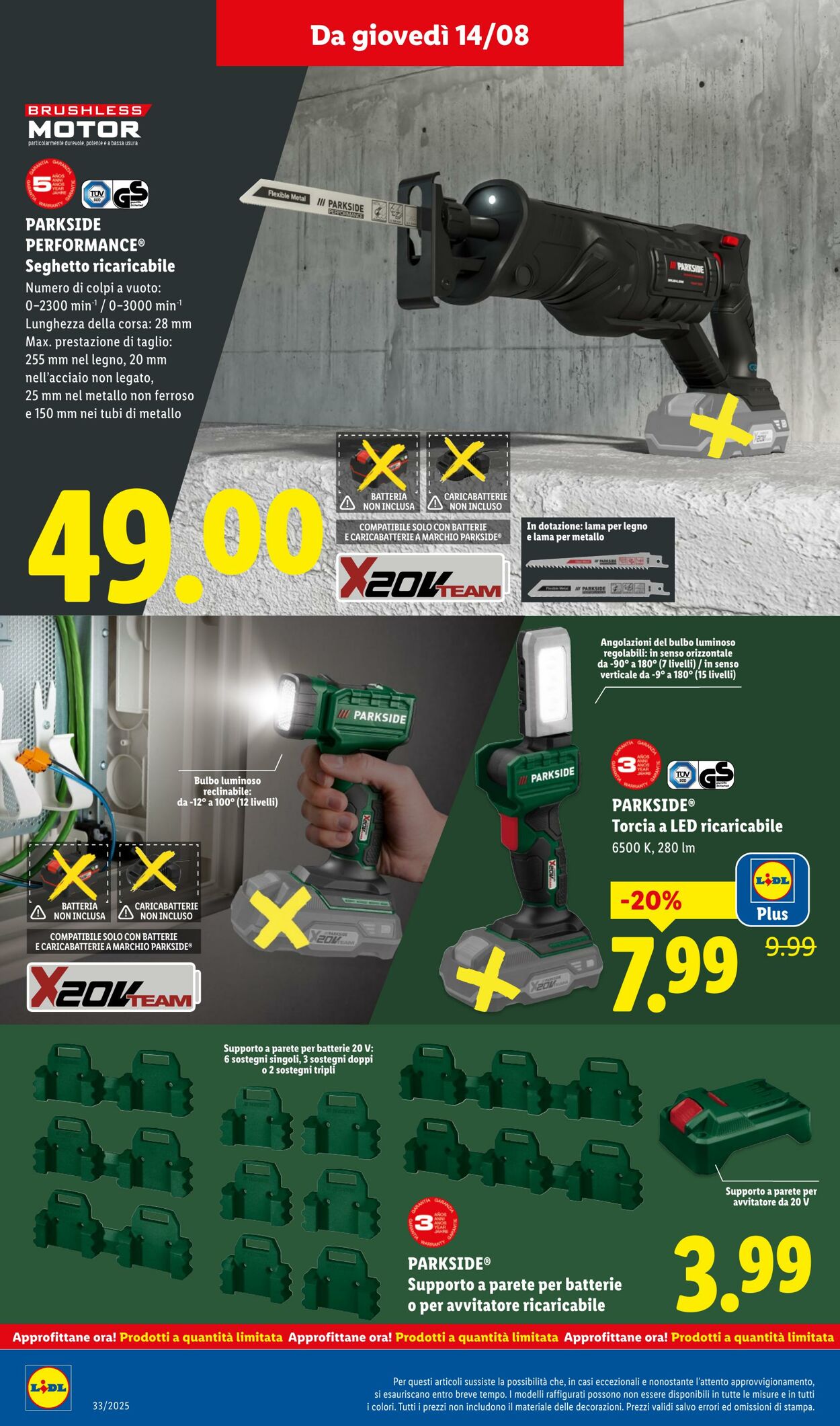 Volantino Lidl 11.08.2025 - 17.08.2025