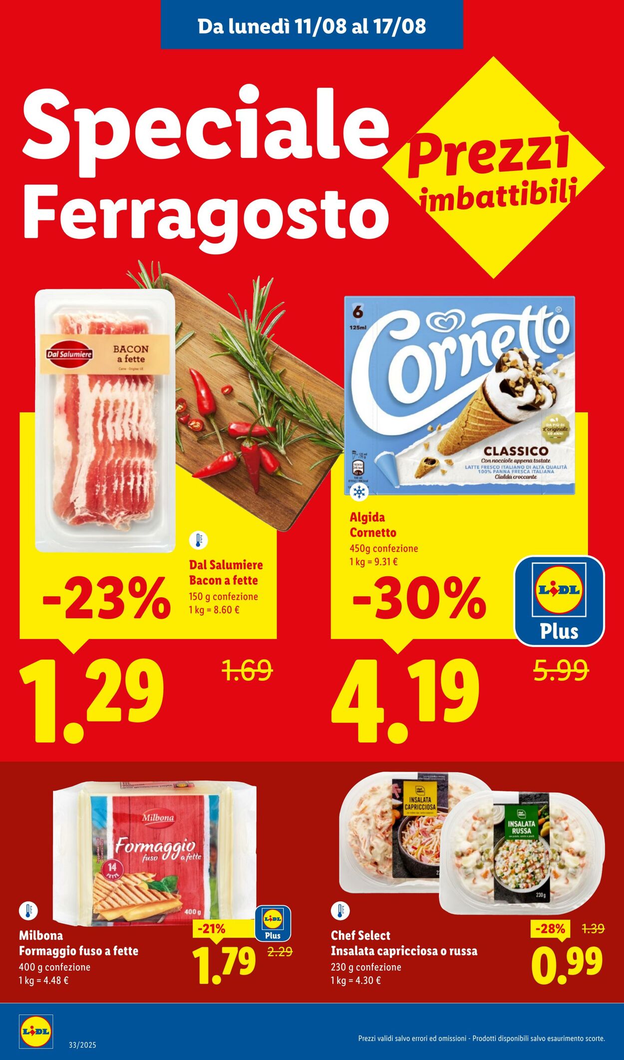 Volantino Lidl 11.08.2025 - 17.08.2025