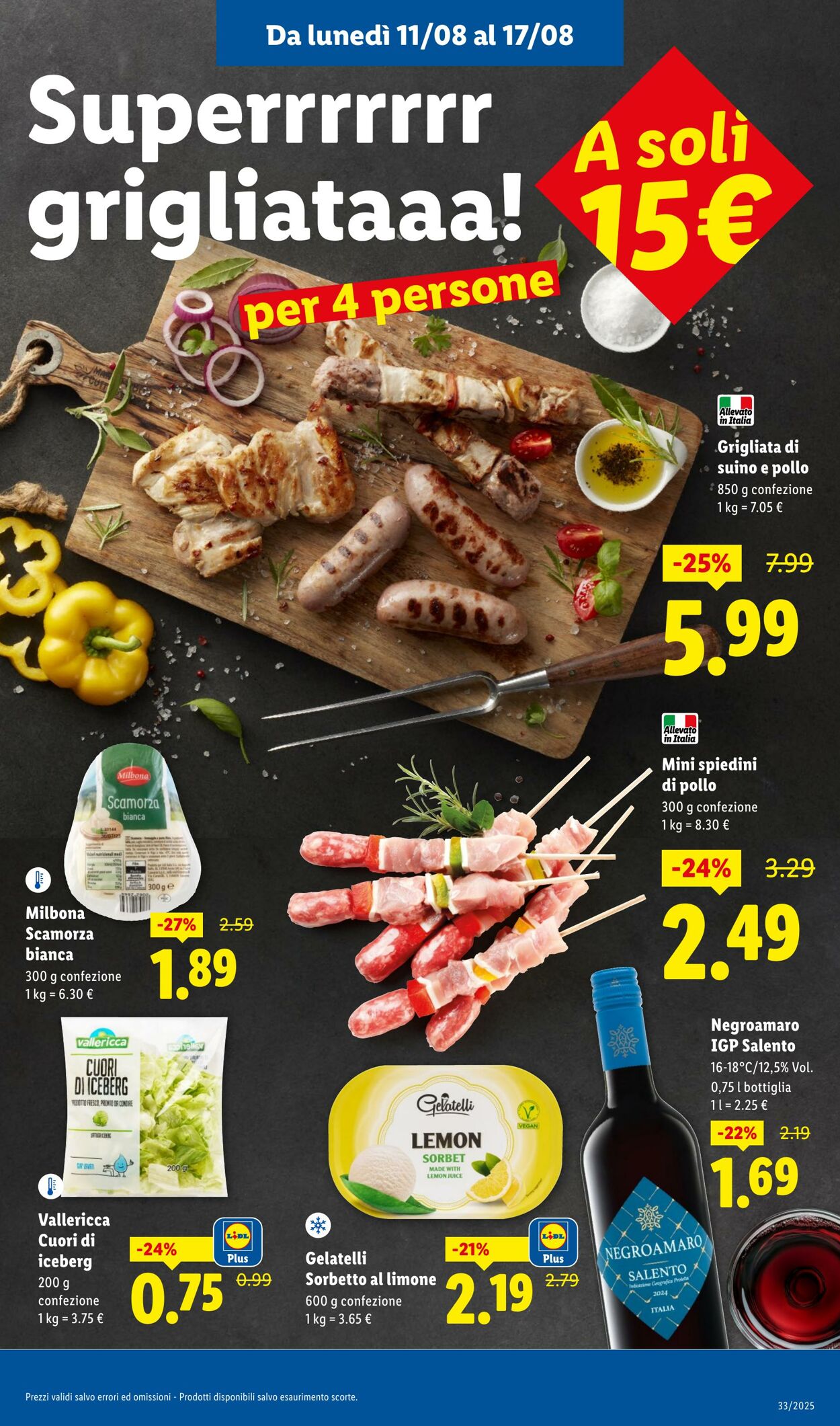 Volantino Lidl 11.08.2025 - 17.08.2025