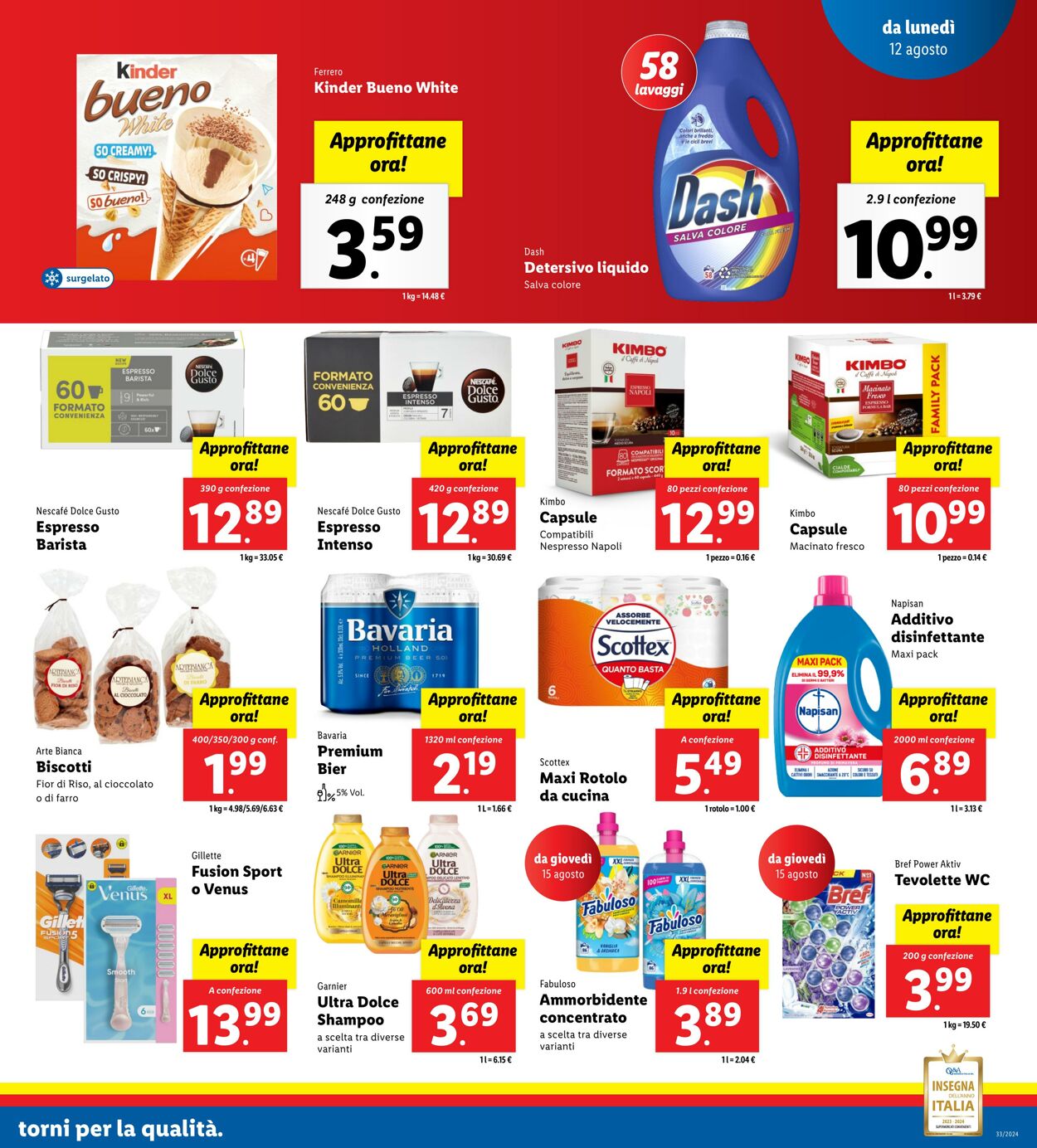 Volantino Lidl 12.08.2024 - 18.08.2024