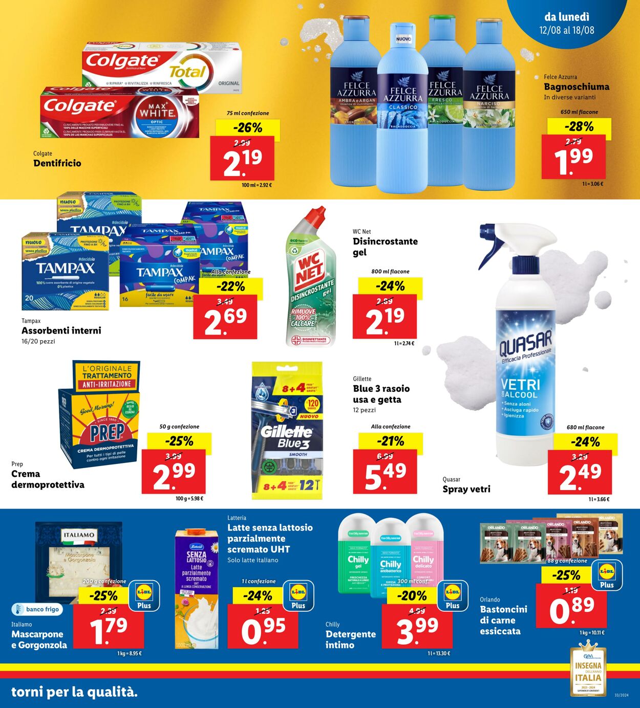 Volantino Lidl 12.08.2024 - 18.08.2024