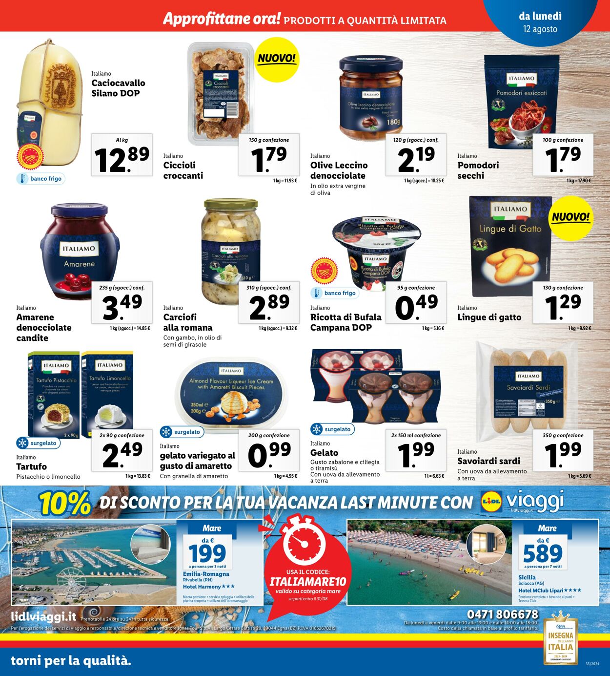 Volantino Lidl 12.08.2024 - 18.08.2024