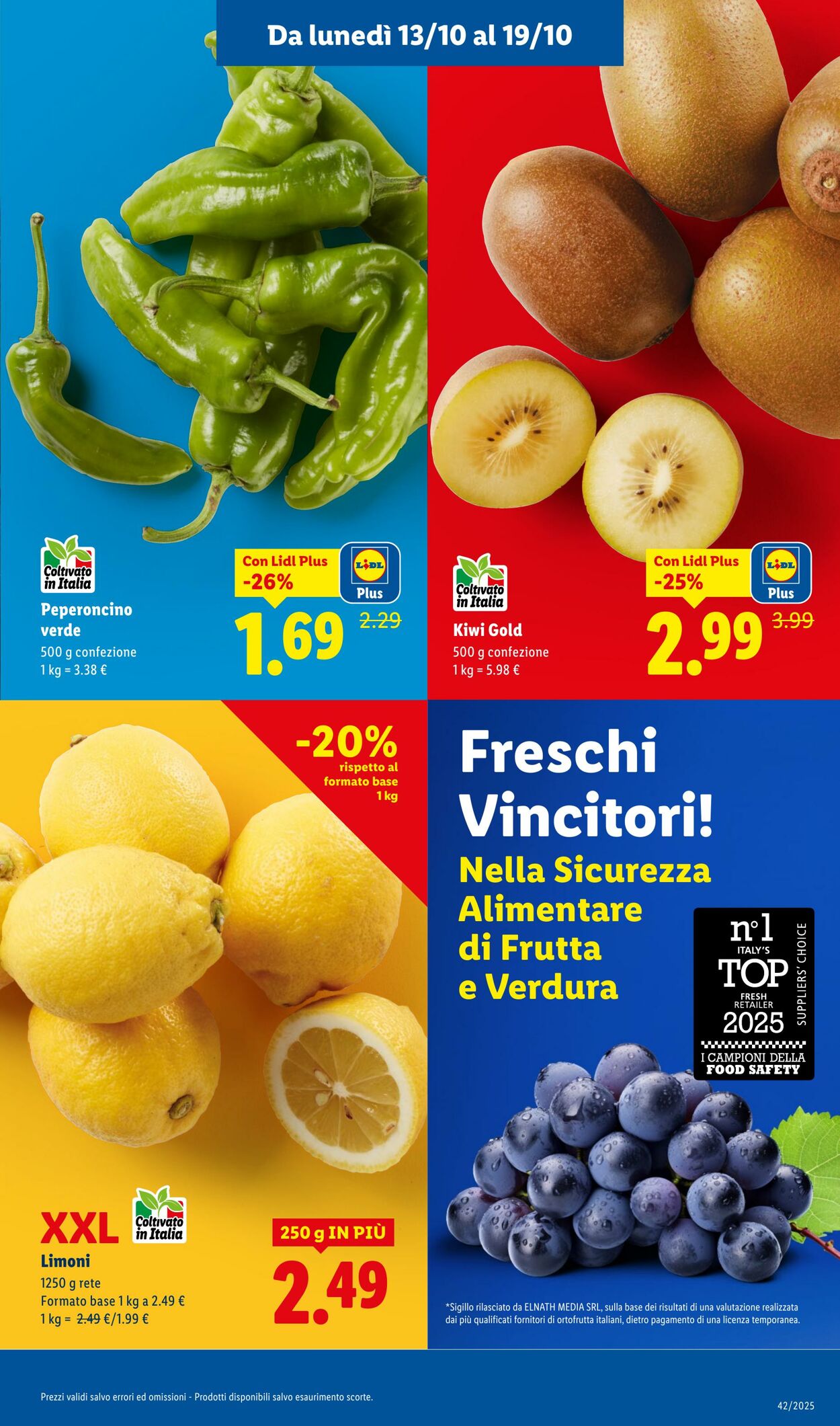 Volantino Lidl 13.10.2025 - 19.10.2025