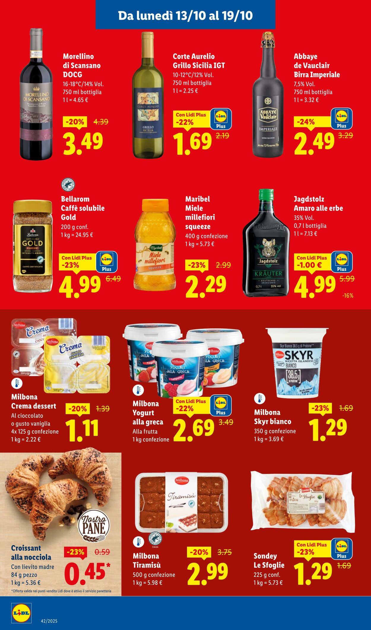 Volantino Lidl 13.10.2025 - 19.10.2025