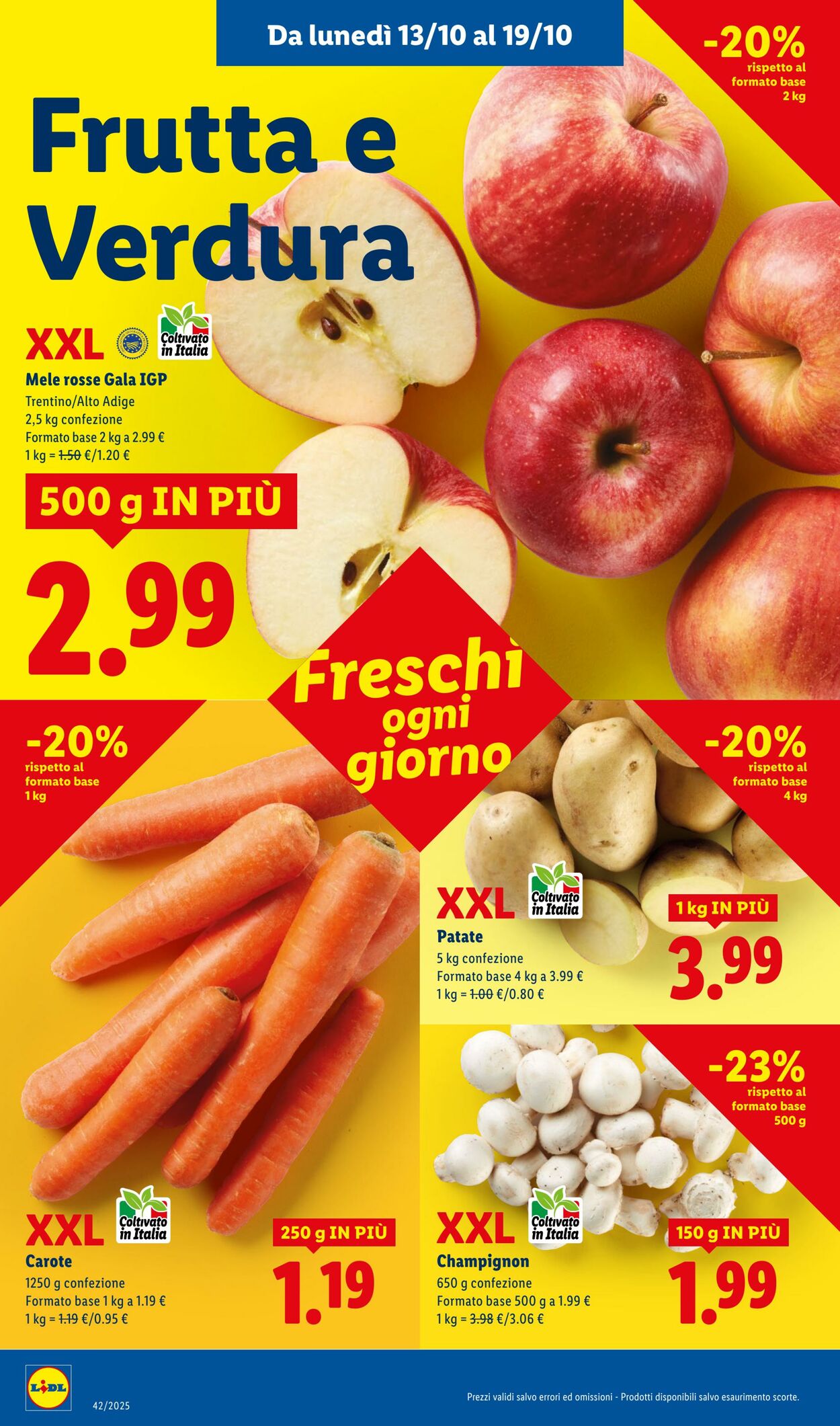 Volantino Lidl 13.10.2025 - 19.10.2025