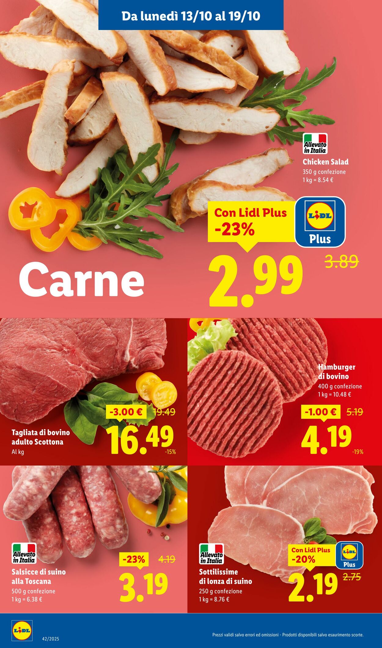Volantino Lidl 13.10.2025 - 19.10.2025
