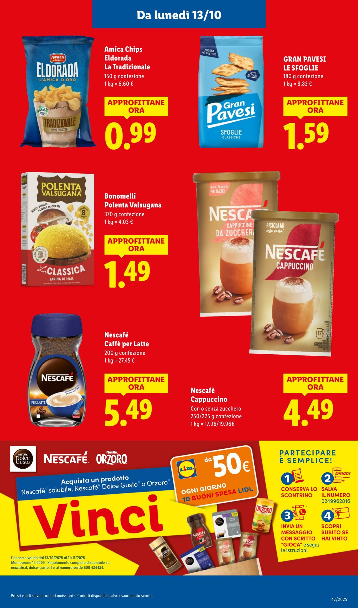 Volantino Lidl 13.10.2025 - 19.10.2025