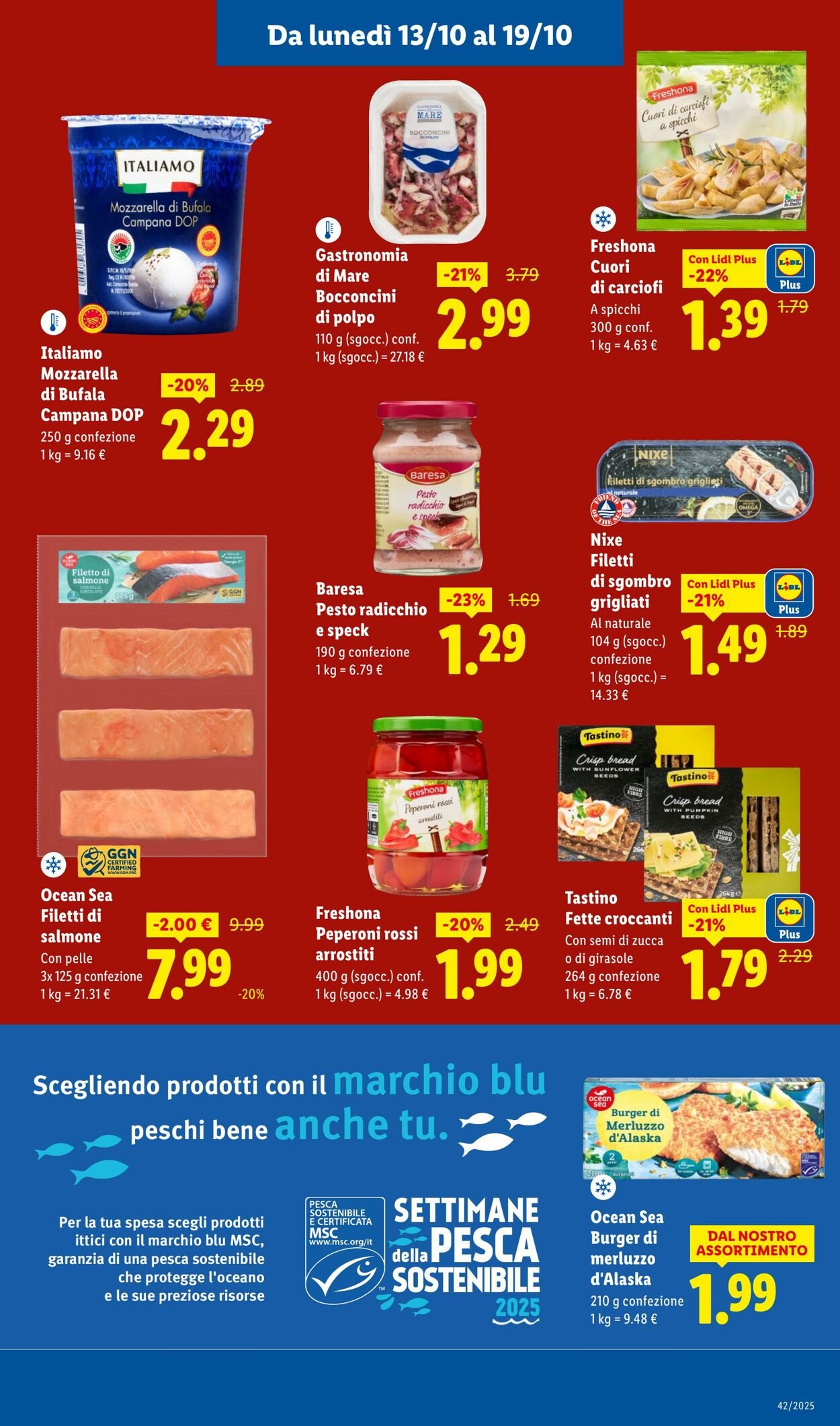 Volantino Lidl 13.10.2025 - 19.10.2025