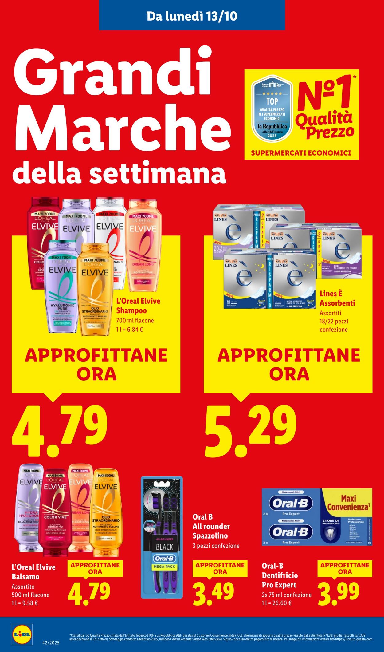 Volantino Lidl 13.10.2025 - 19.10.2025