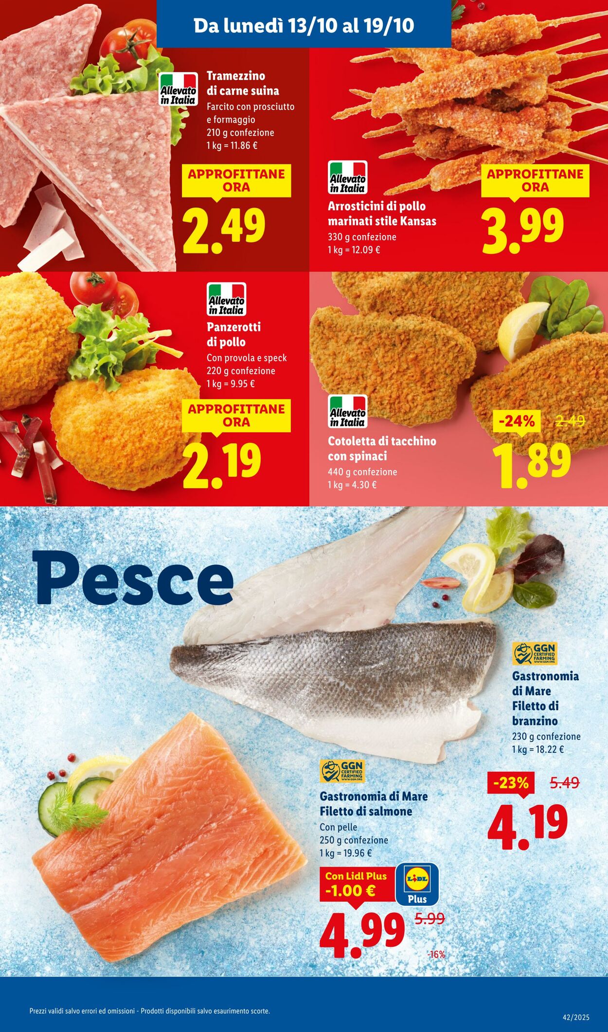 Volantino Lidl 13.10.2025 - 19.10.2025
