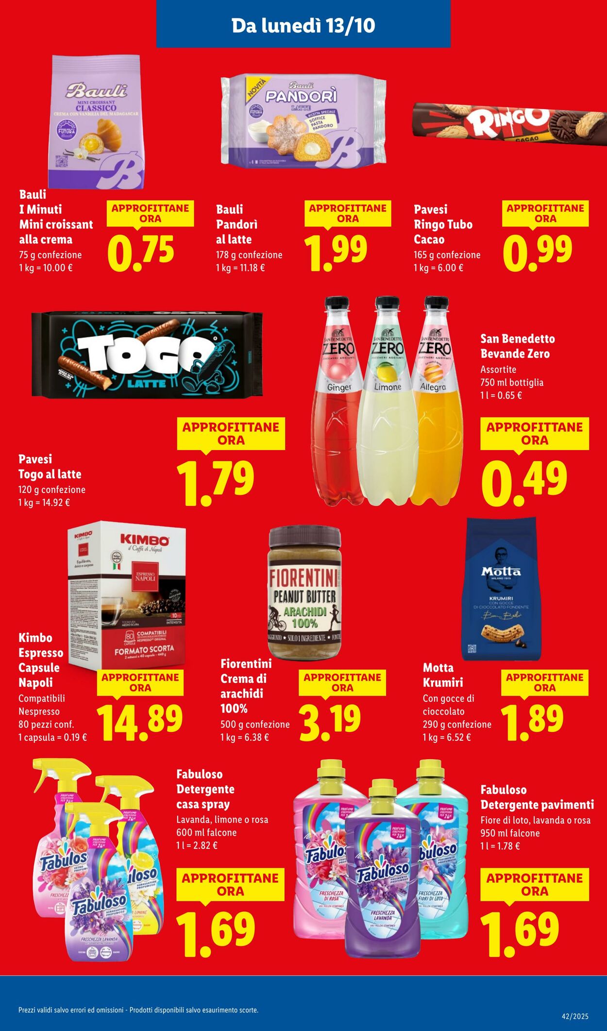 Volantino Lidl 13.10.2025 - 19.10.2025