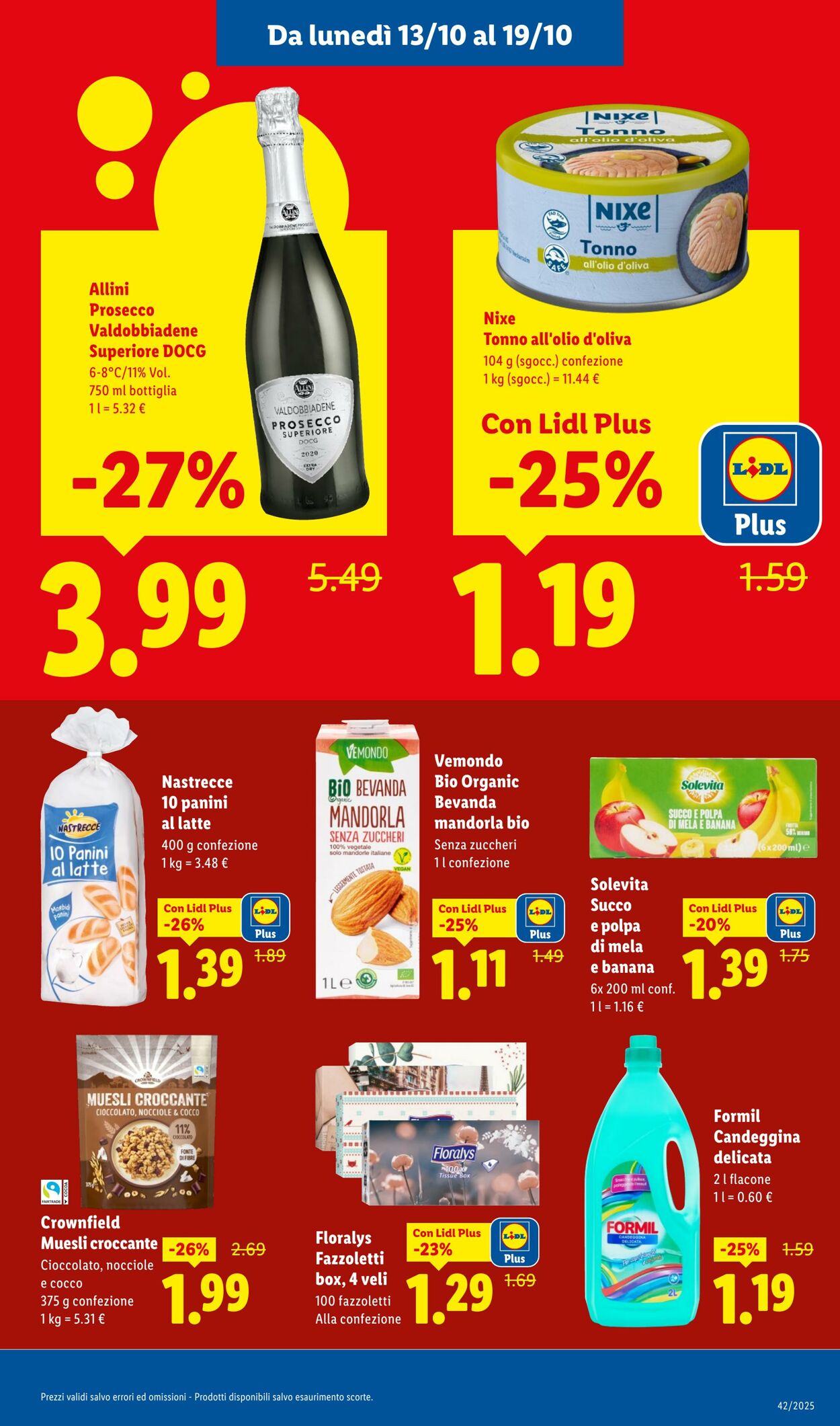 Volantino Lidl 13.10.2025 - 19.10.2025
