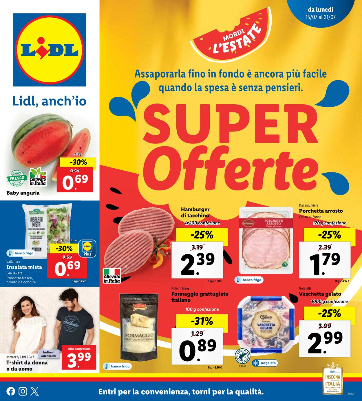 Volantino Lidl 15.07.2024 - 21.07.2024