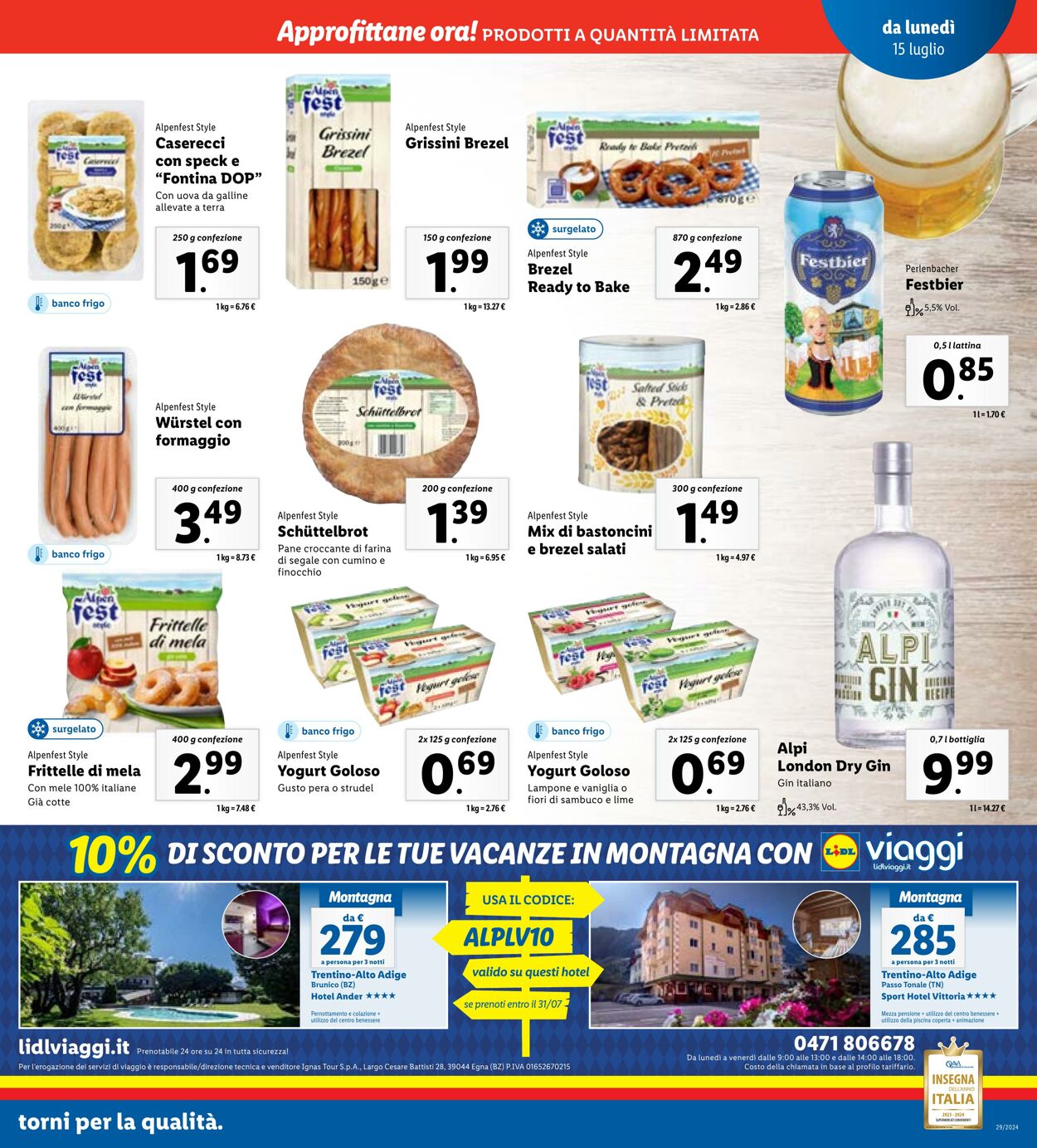 Volantino Lidl 15.07.2024 - 21.07.2024