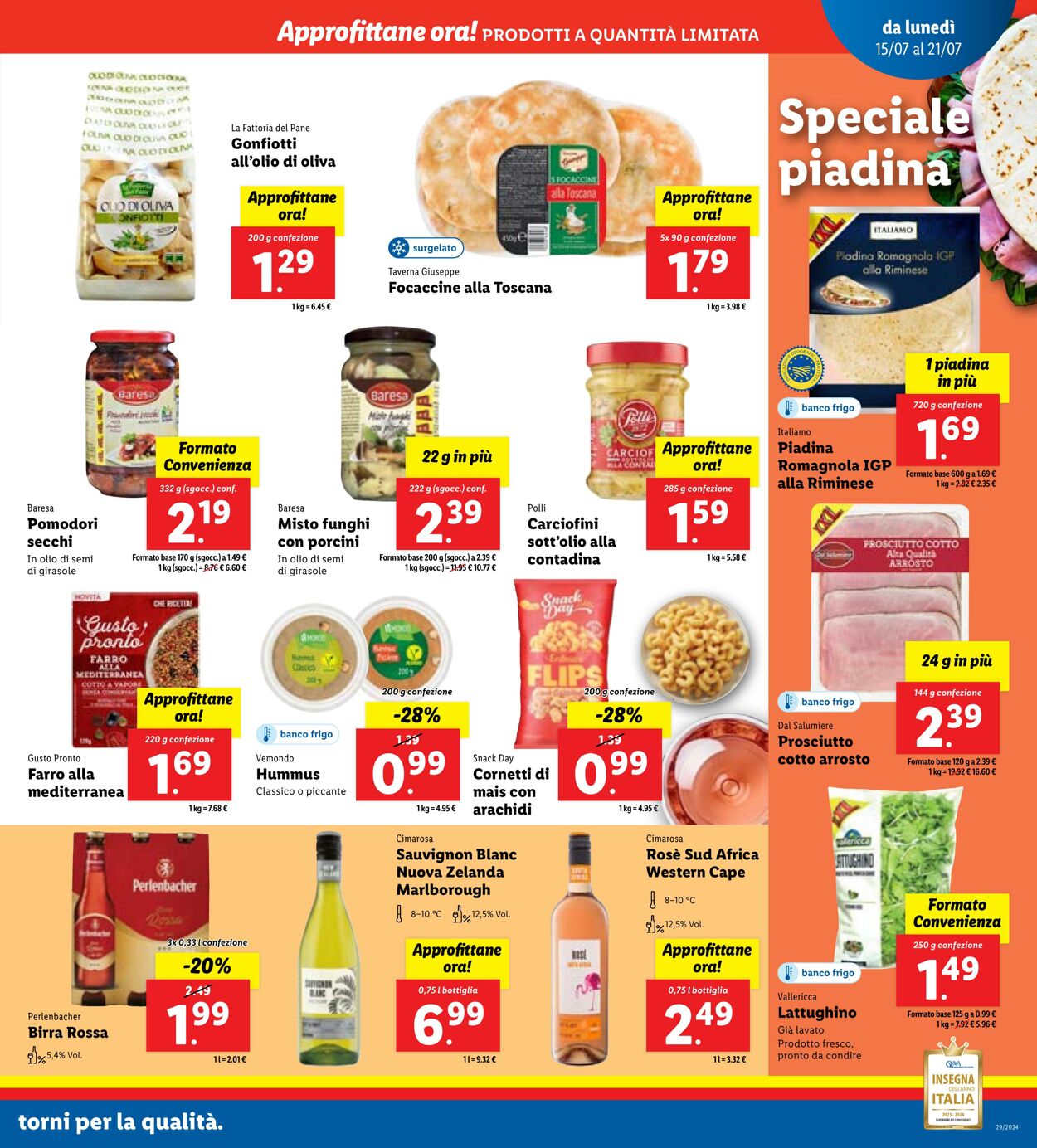 Volantino Lidl 15.07.2024 - 21.07.2024