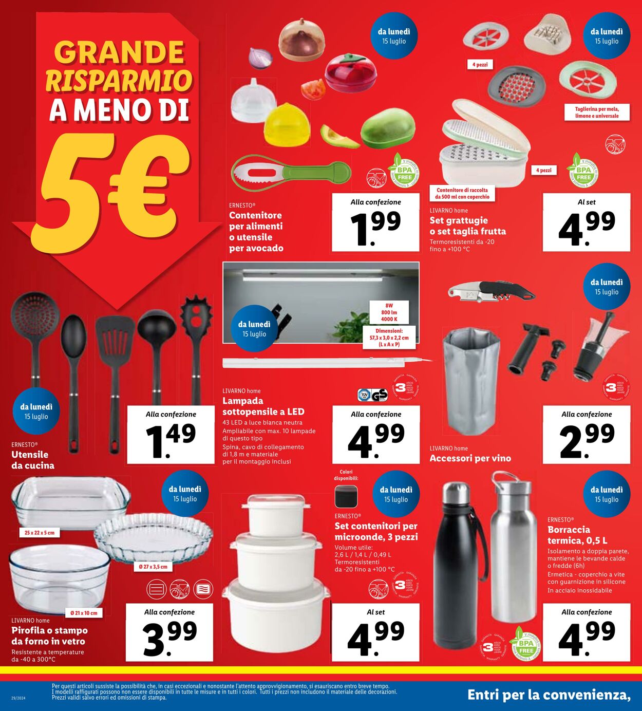 Volantino Lidl 15.07.2024 - 21.07.2024