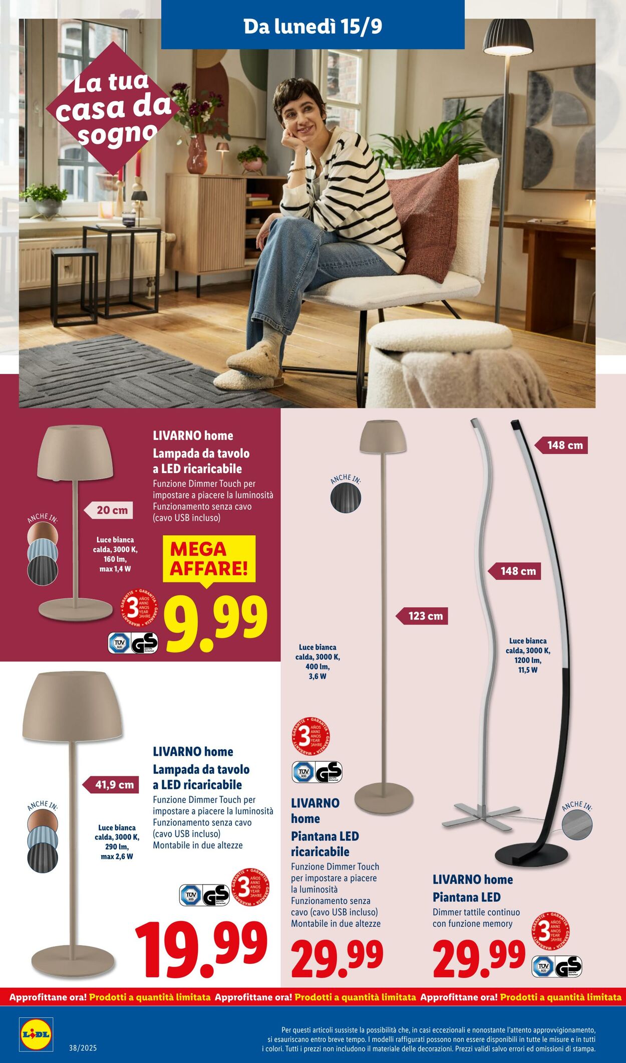 Volantino Lidl 15.09.2025 - 21.09.2025