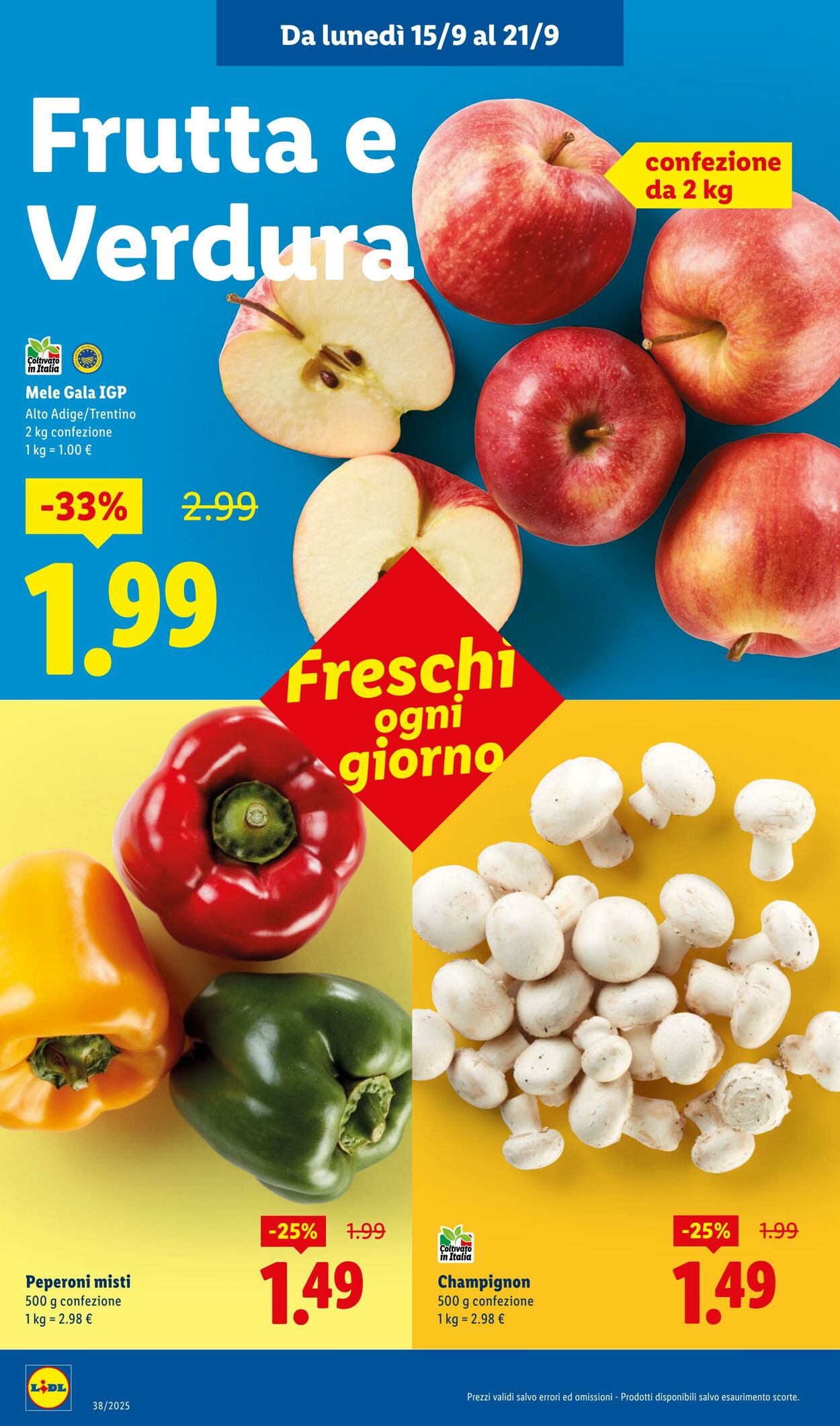 Volantino Lidl 15.09.2025 - 21.09.2025