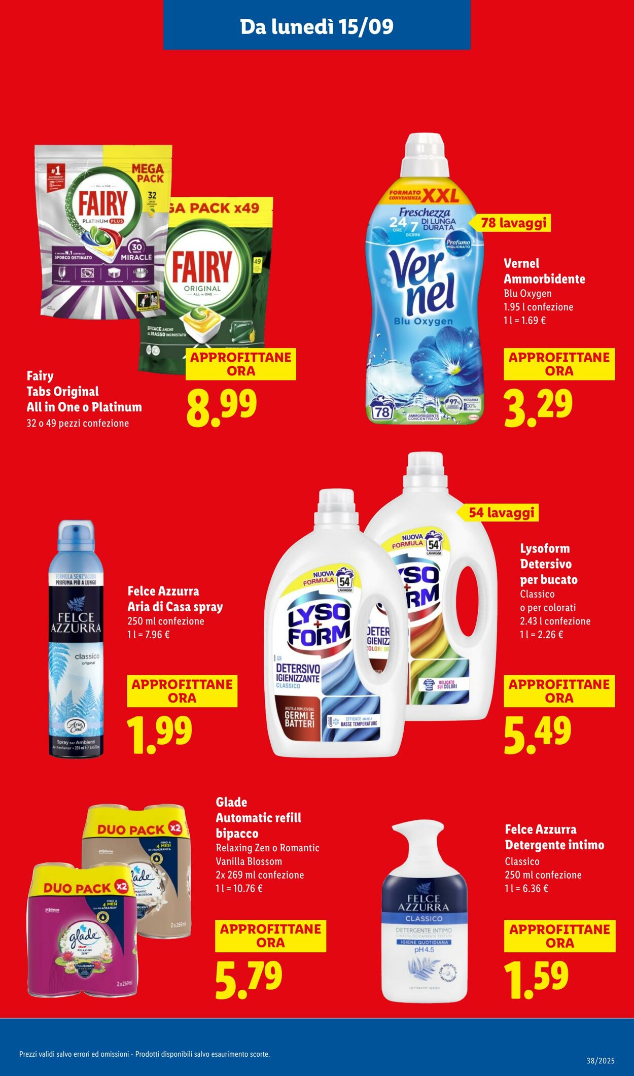Volantino Lidl 15.09.2025 - 21.09.2025