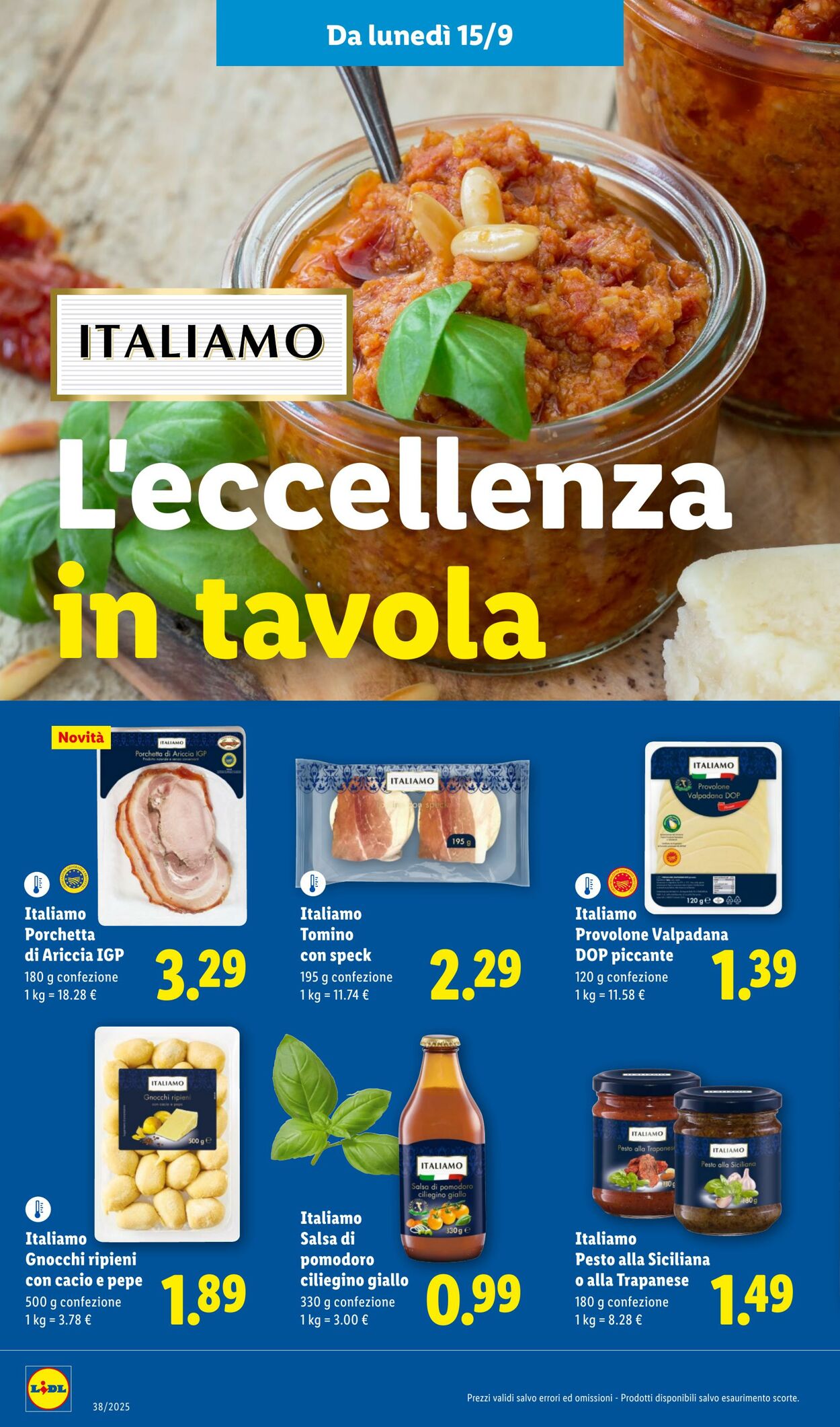 Volantino Lidl 15.09.2025 - 21.09.2025